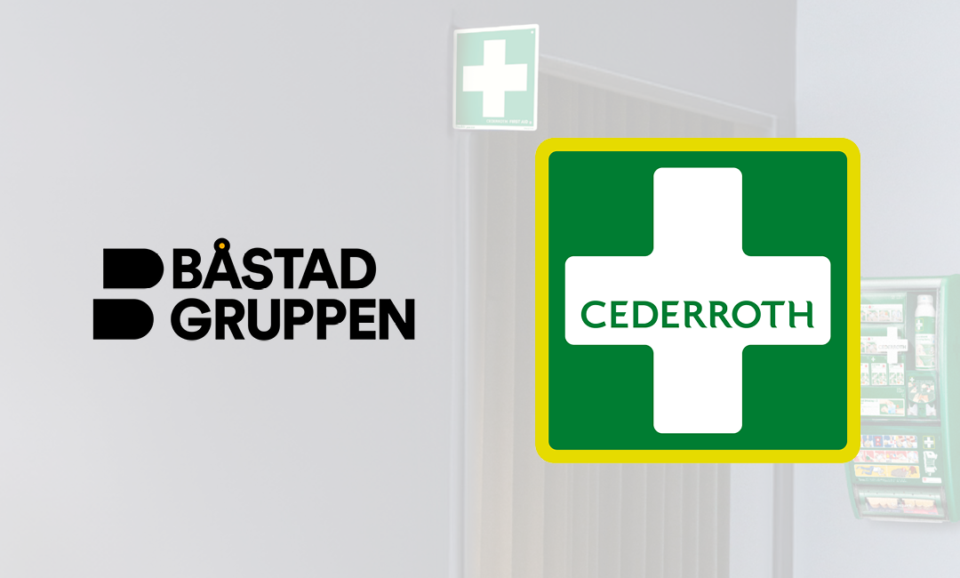 Båstadgruppenin ja Cederrothin logot