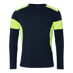 Navy/fluorescent yellow