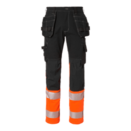 Black/fluorescent orange