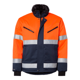 Fluorescent orange/navy