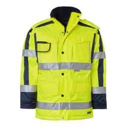Fluorescent yellow/navy