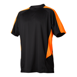 Black/fluorescent orange