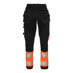 Black/fluorescent orange