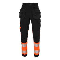 Black/fluorescent orange