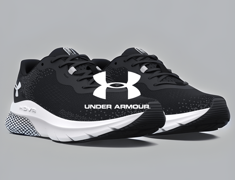 Sportschuhe von Under Armour – anklickbares Bild mit Logo.