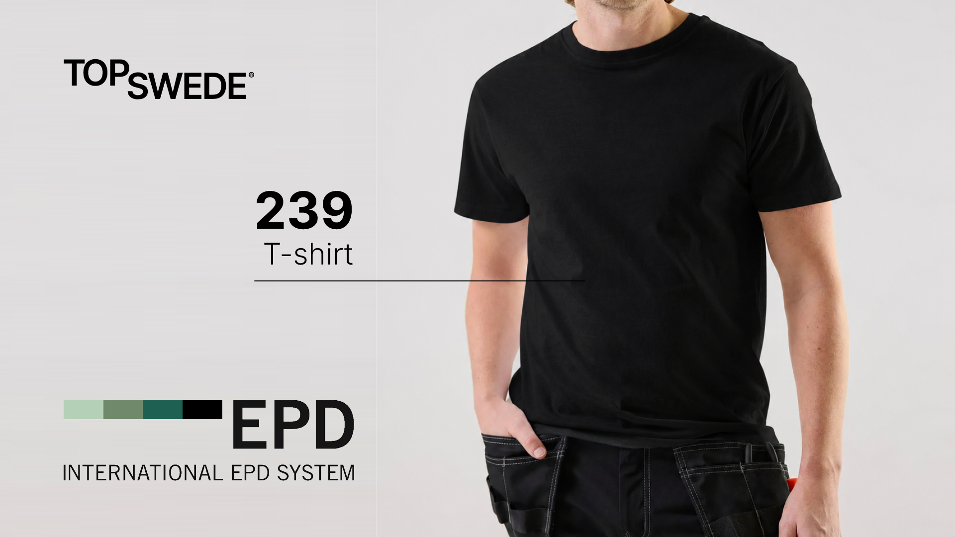 239 T-shirt, Top Swede logo, EPD logo