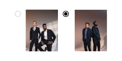 en bild på två miniatyrer av framsidor. En är tydligt markerad.