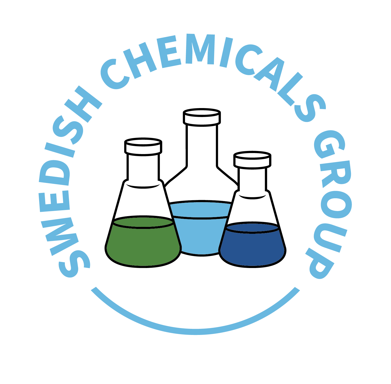 Logotype for den svenske kemikaliegruppe.