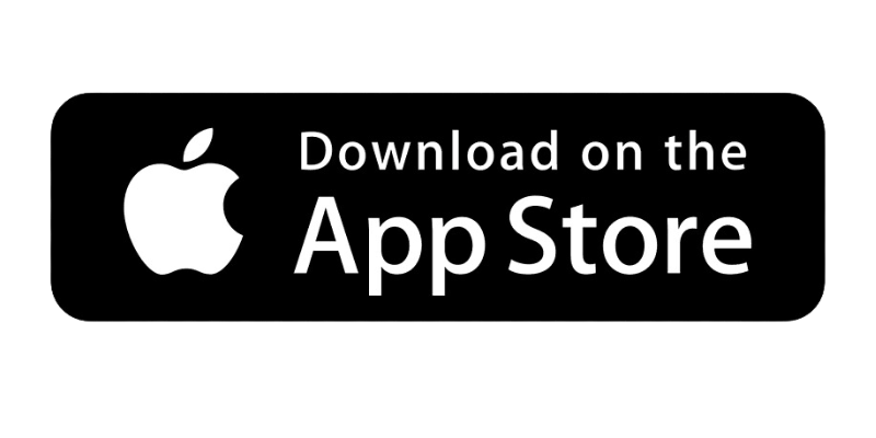 Appstore logotyp, uppmaning att ladda ned appen Guardio Connect.