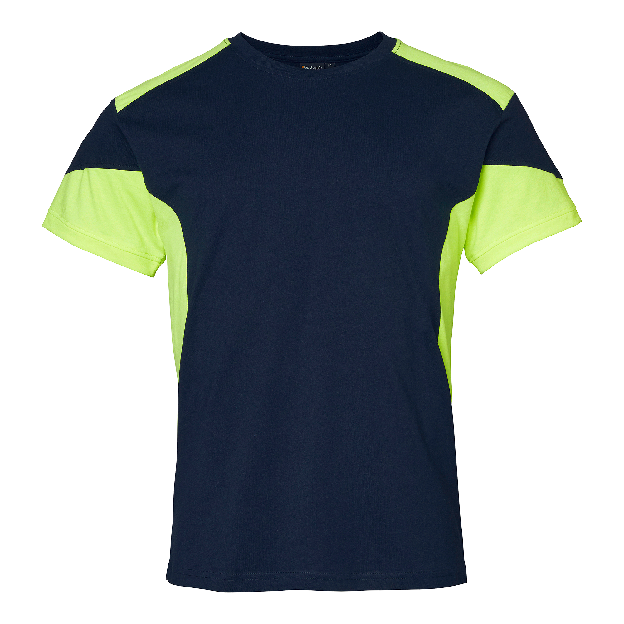 Navy/fluorescent yellow