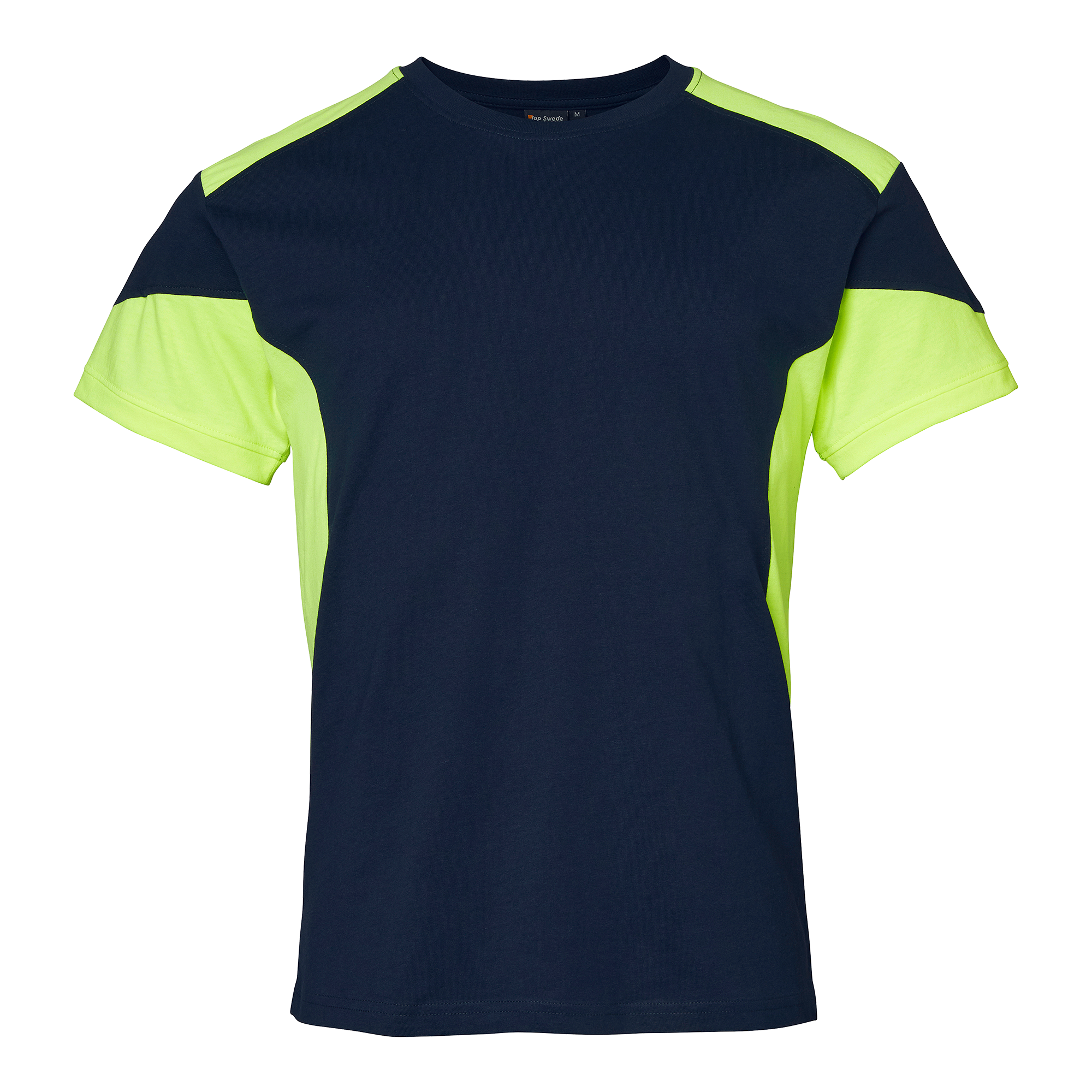 Navy/fluorescent yellow