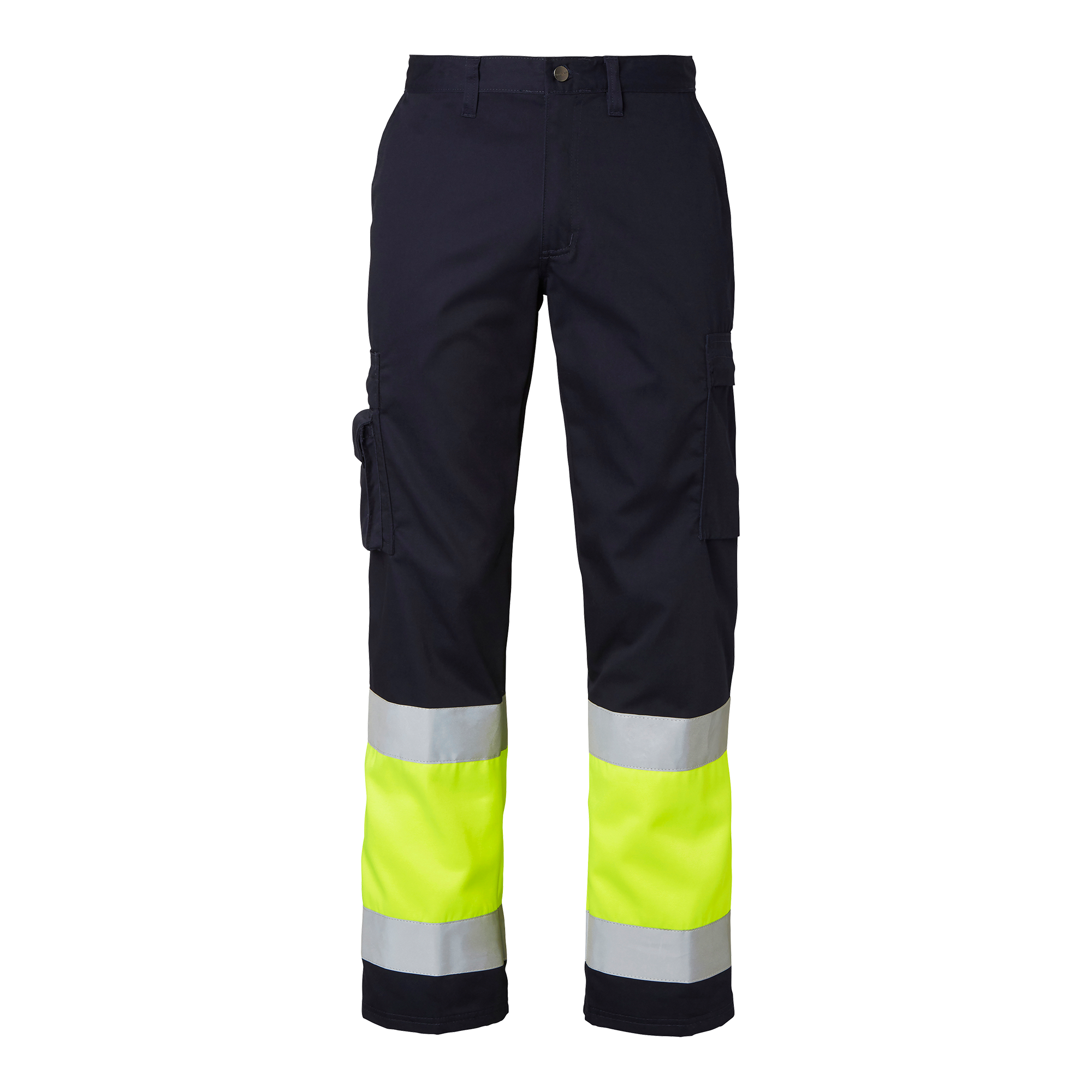 Navy/fluorescent yellow