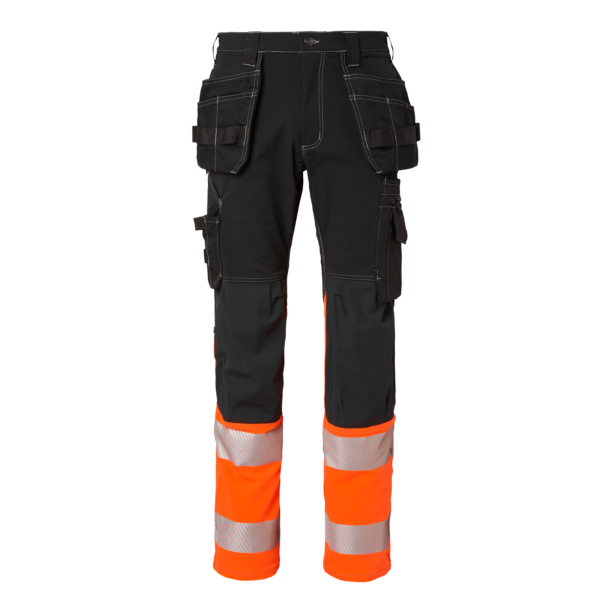 Black/fluorescent orange