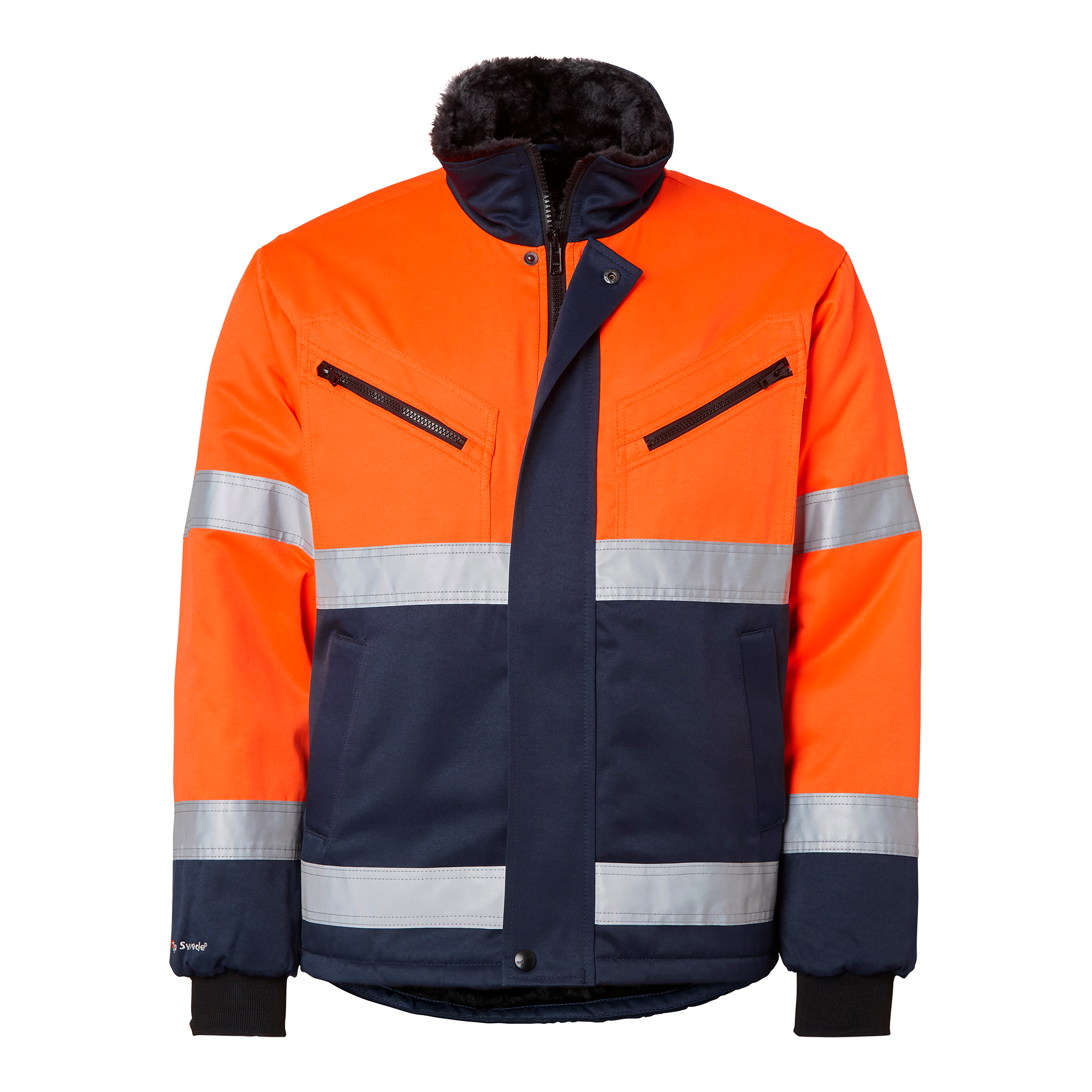 Fluorescent orange/navy (991)