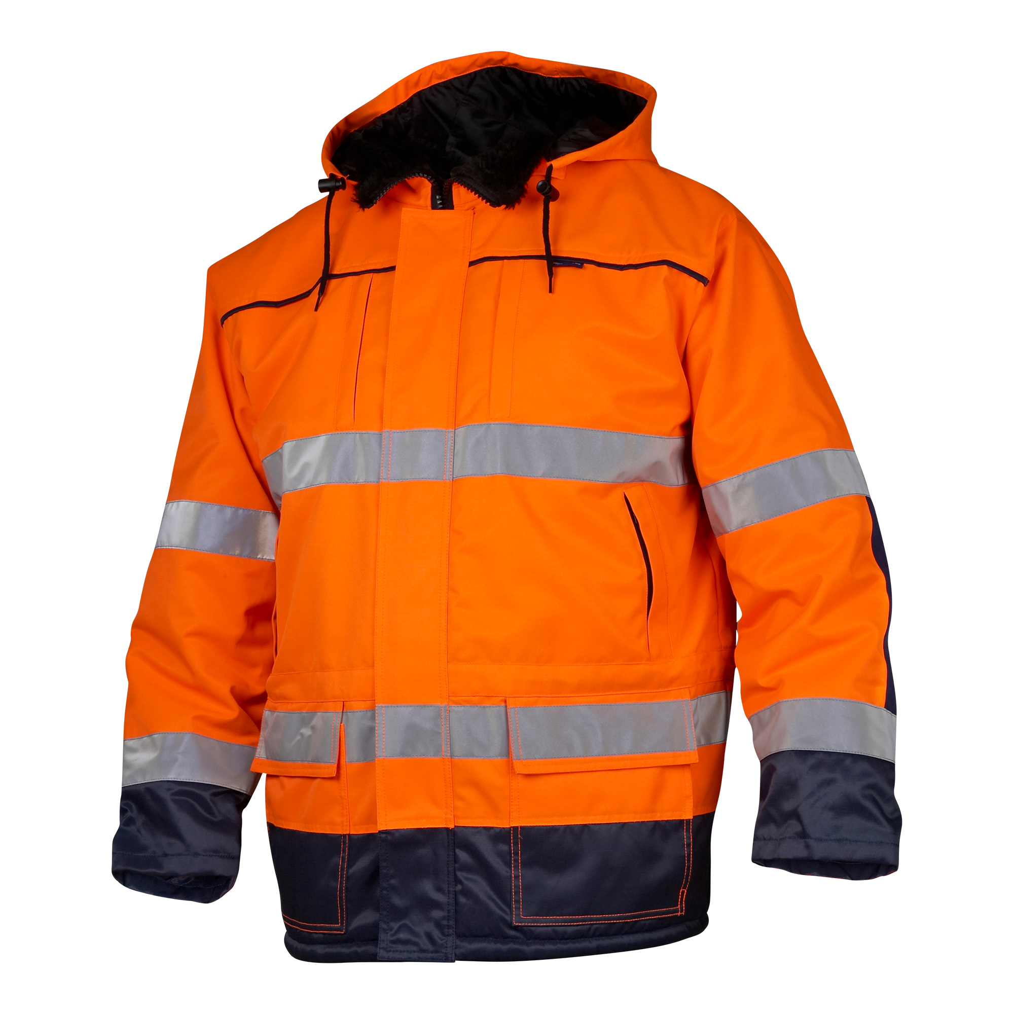 Fluorescent orange/navy (991)