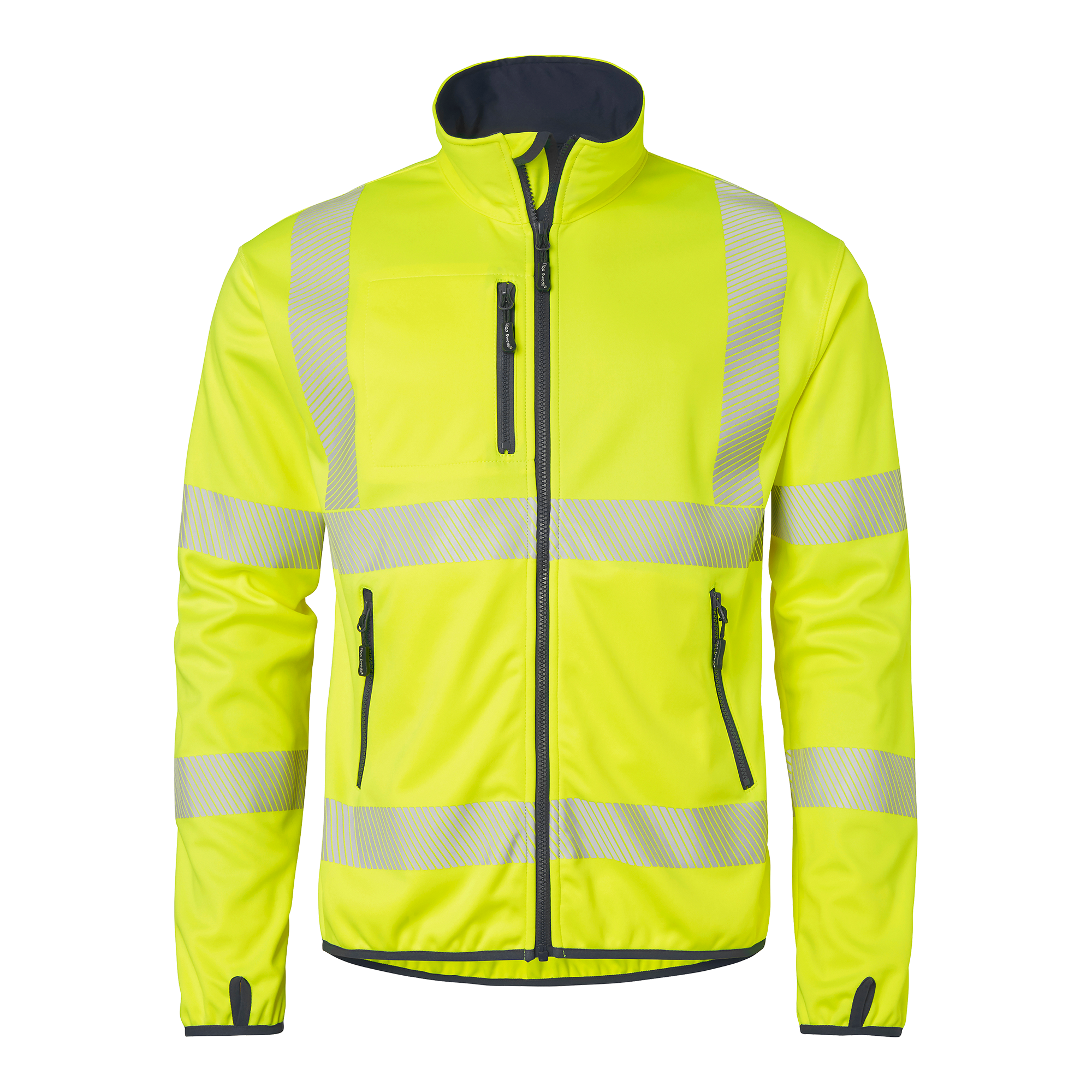 Fluorescent yellow/navy