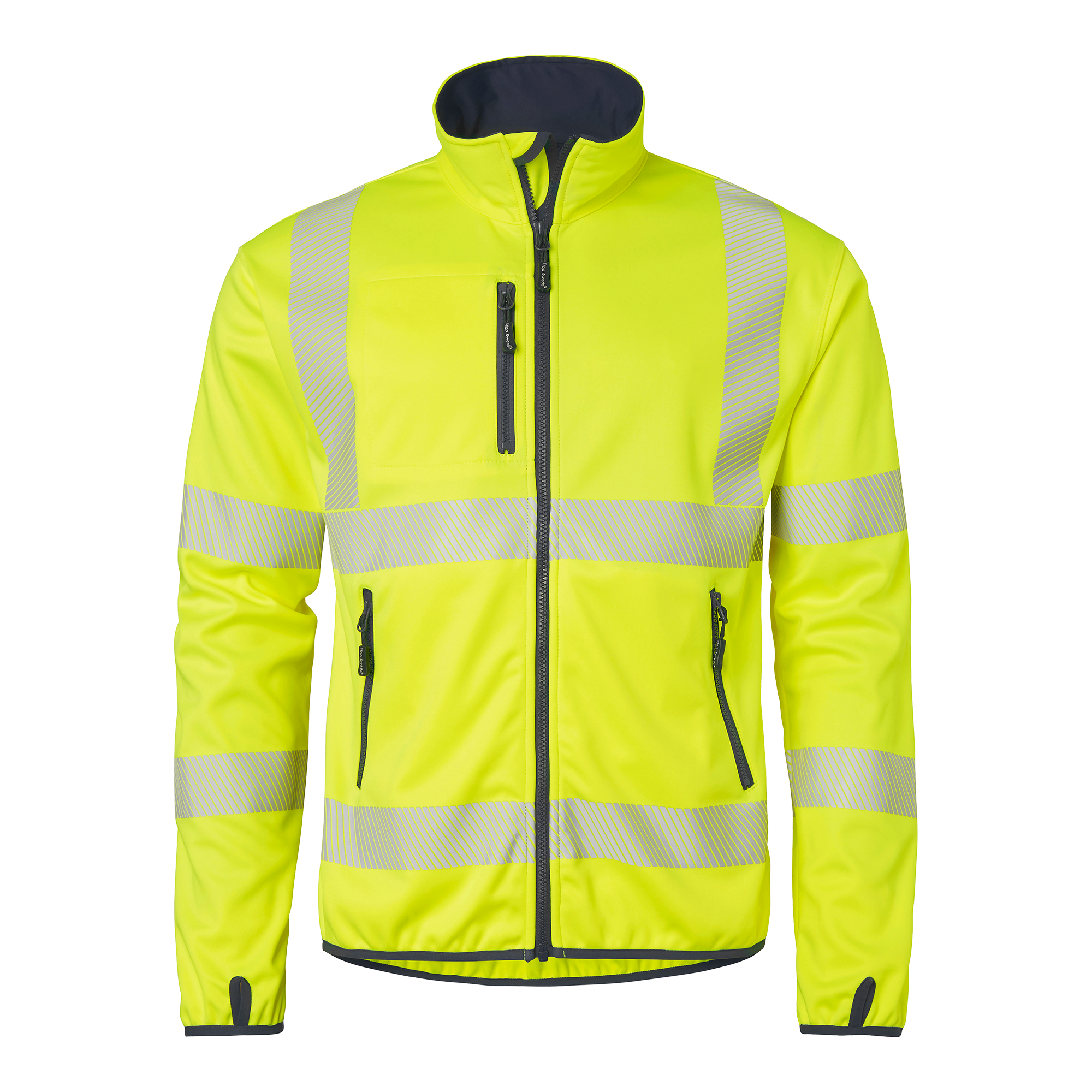 Fluorescent yellow/navy