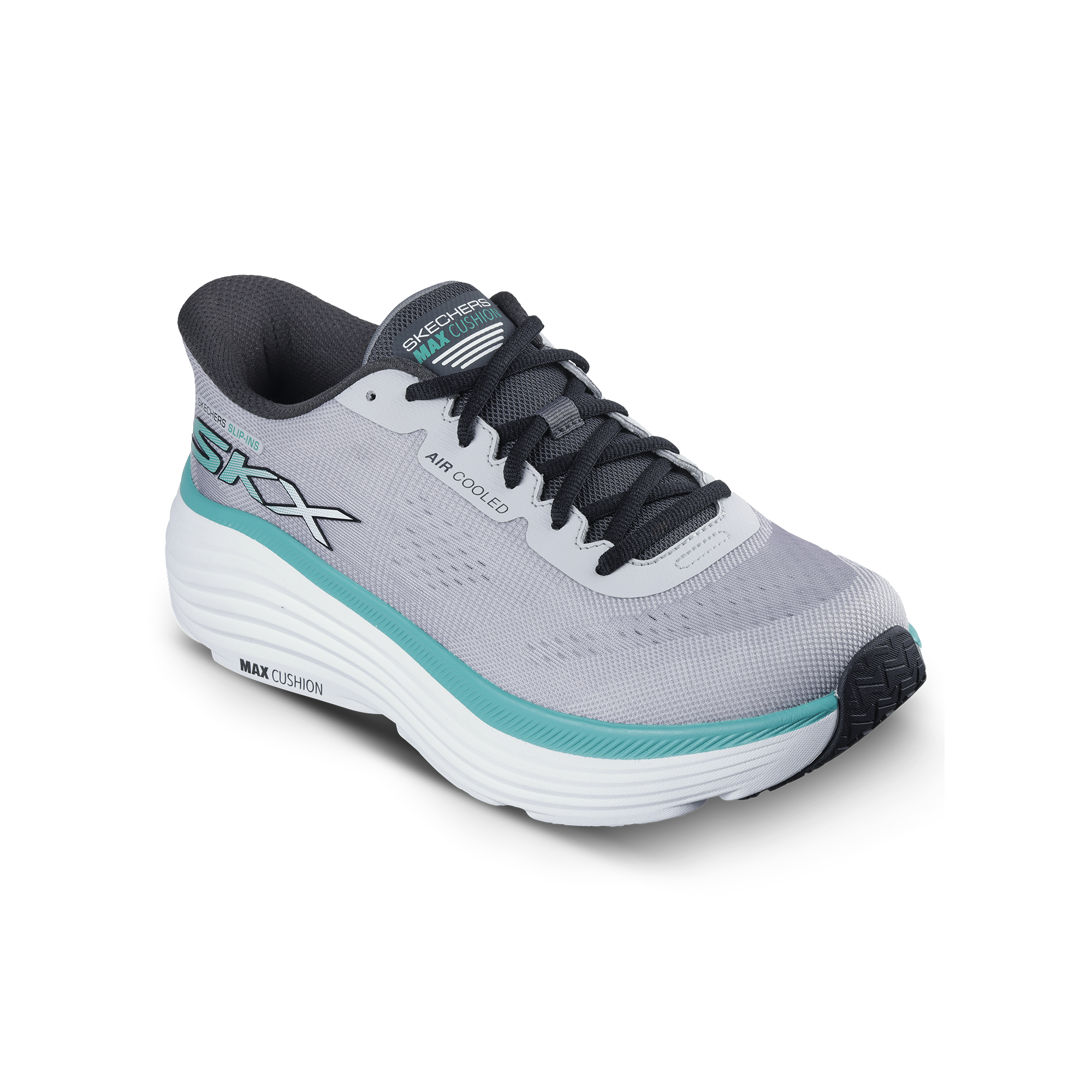 Showing image 2 of 2 product Max Cushioning Exciton Endeavour Slip ins Shoe Light grey