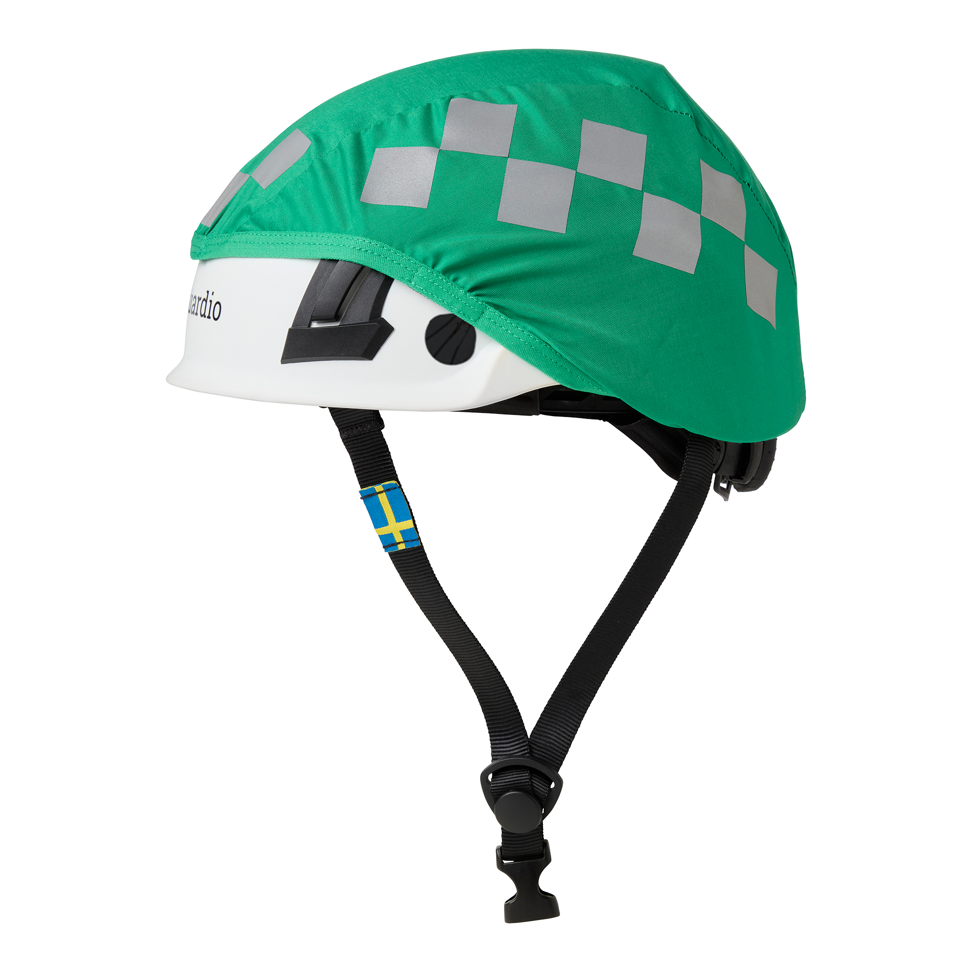 Showing image 4 of 4 product Ambulance Helmet Cover Green/reflective