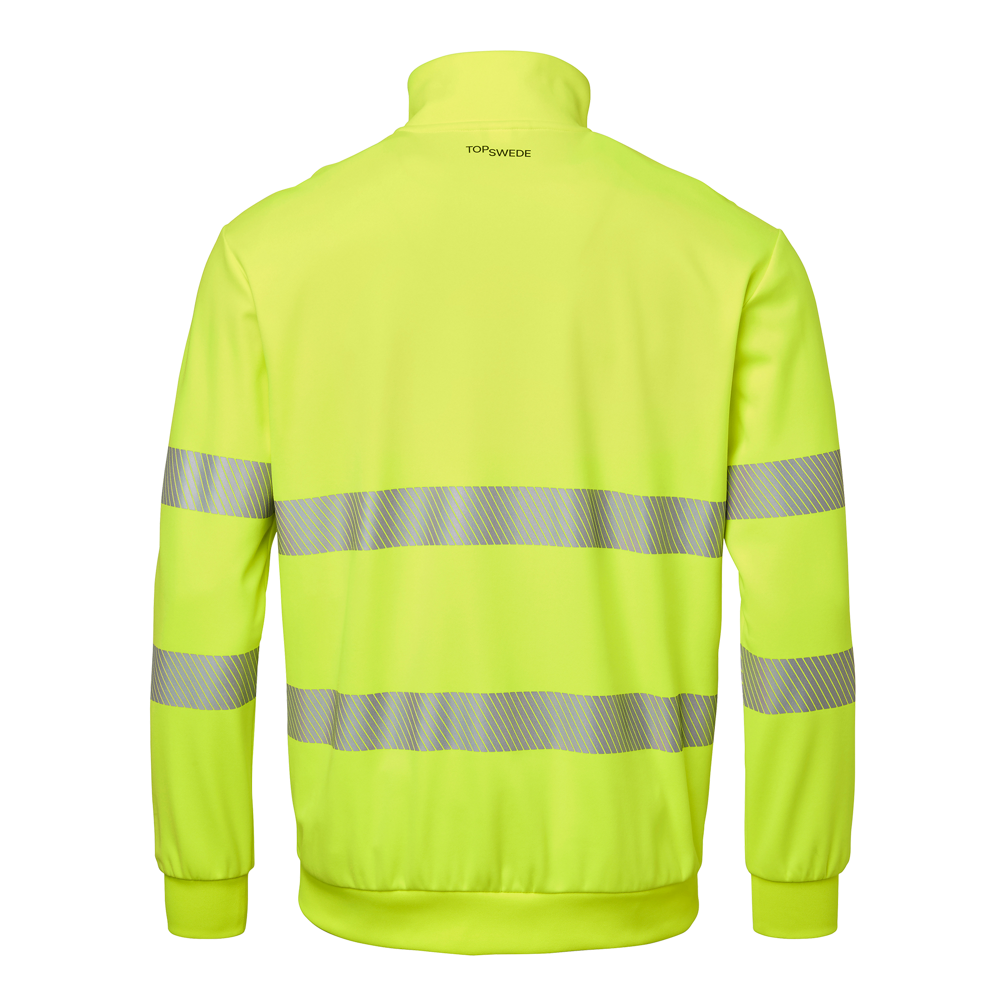 Visar bild 3 av 4 produkt 283 Sweat Fullzip Fluorescent yellow