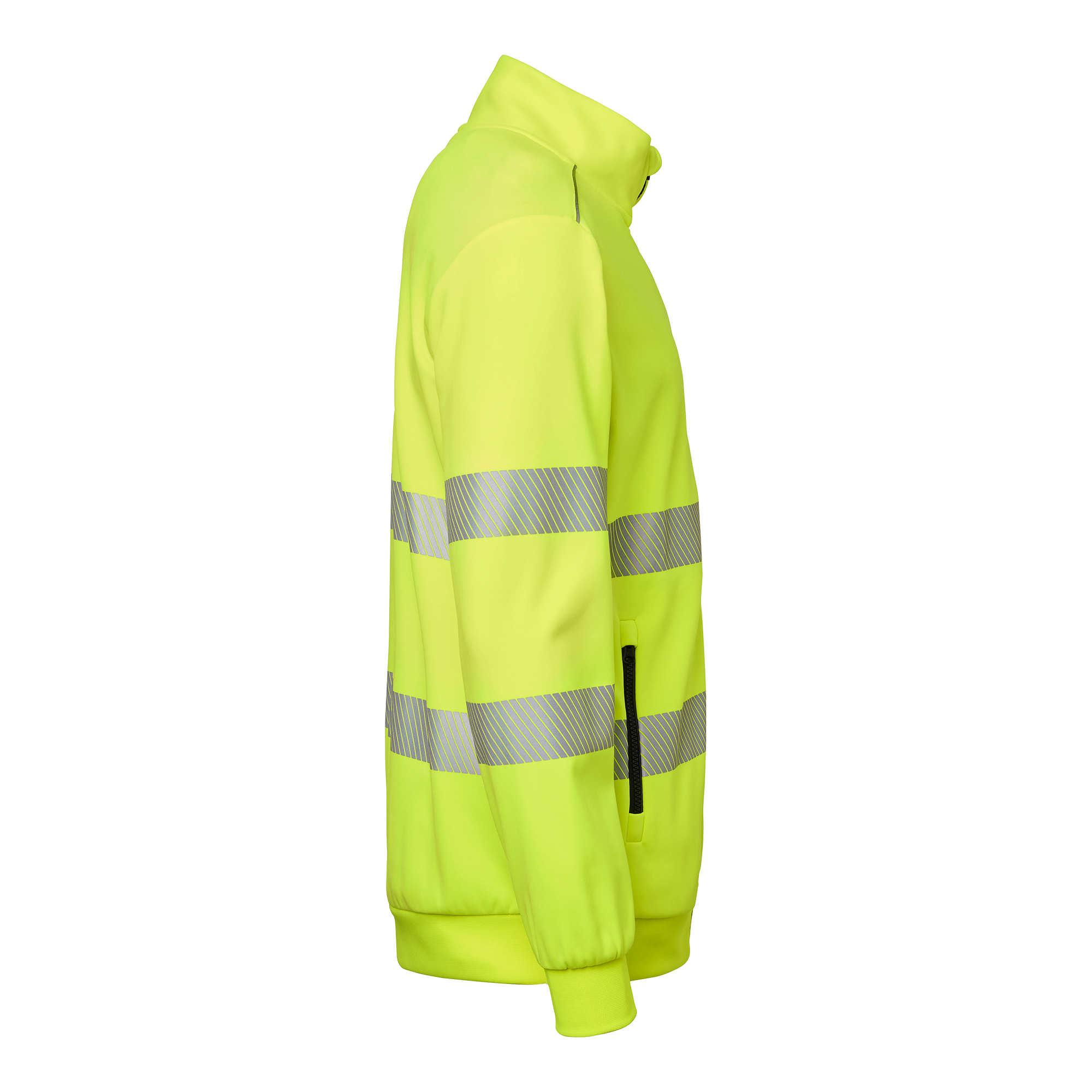 Visar bild 2 av 4 produkt 283 Sweat Fullzip Fluorescent yellow