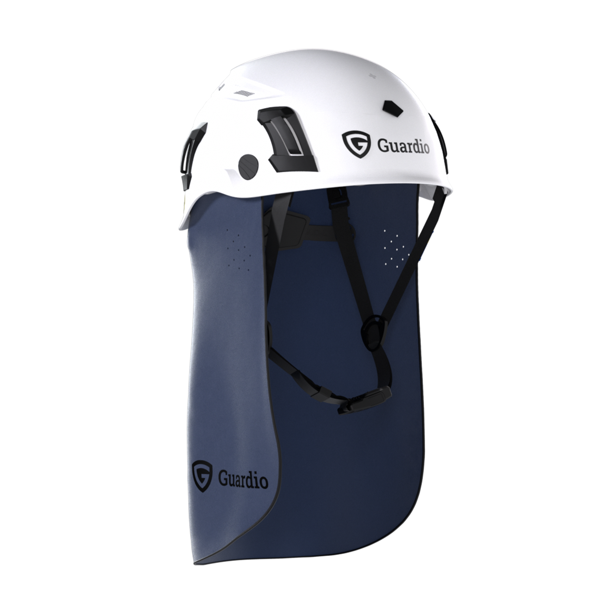 Showing image 4 of 6 product UV Neck Shield Helmet Accessories Blue