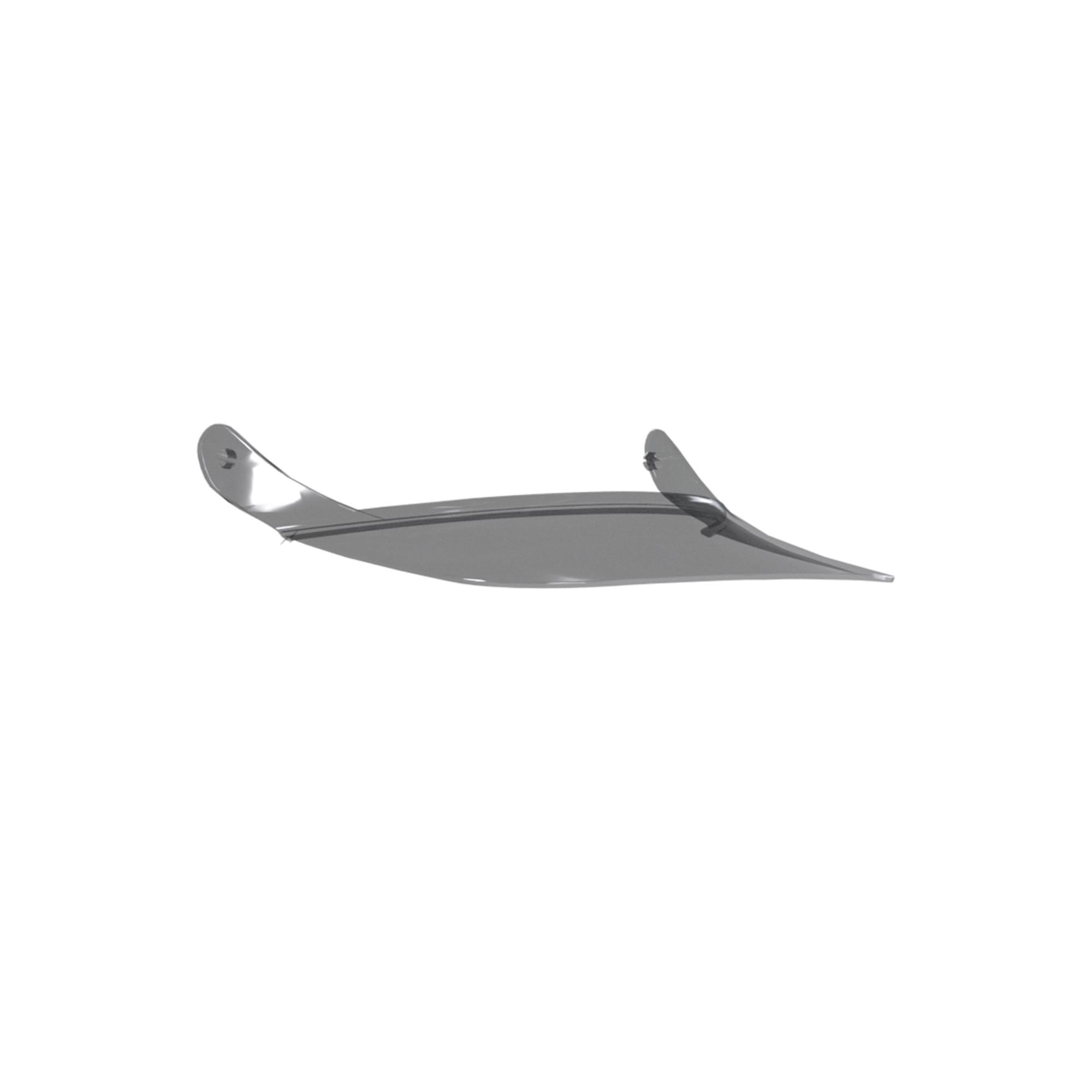 Showing image 2 of 4 product UV Protection Brim Helmet Accessor Transparent/Grey
