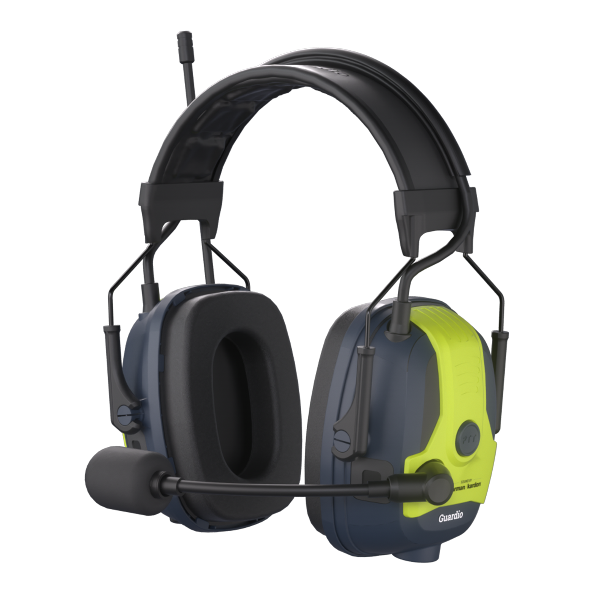 Showing image 2 of 7 product Freebird Pro X Sound by Harman Kardon Navy/fluorescent yellow