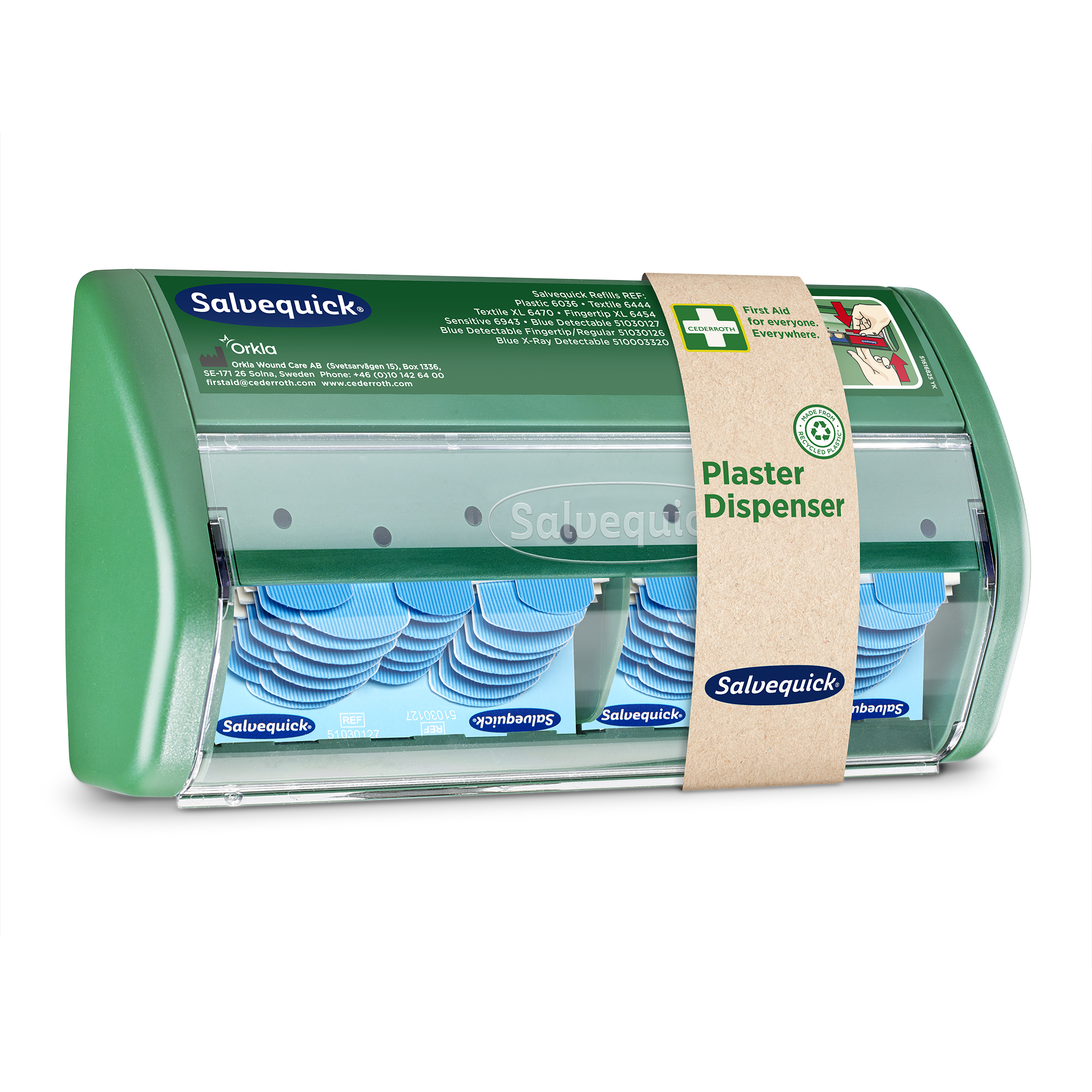 Showing image 2 of 3 product Detectable Plasters Dispenser Blue
