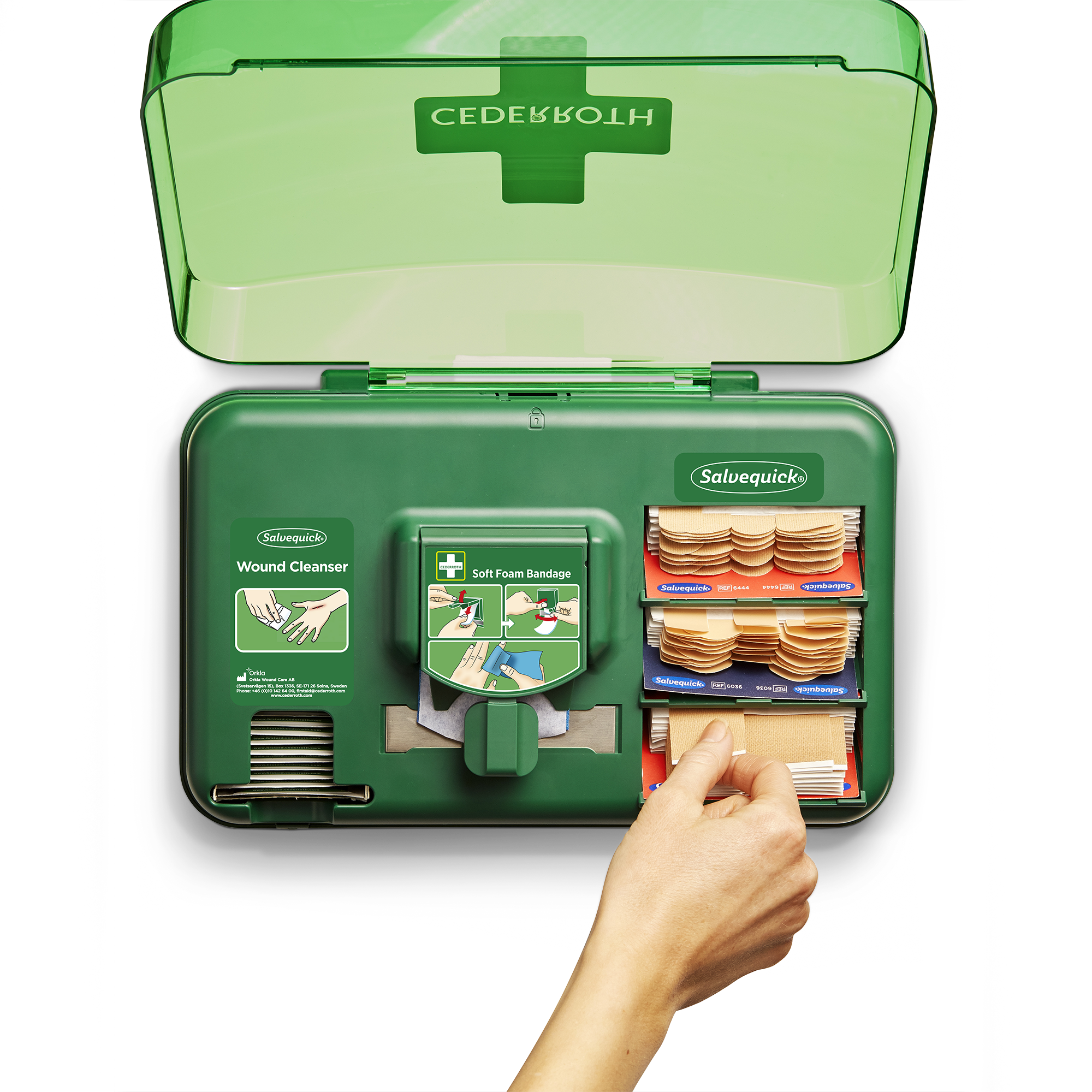 Showing image 2 of 6 product Wound Care Dispenser Green