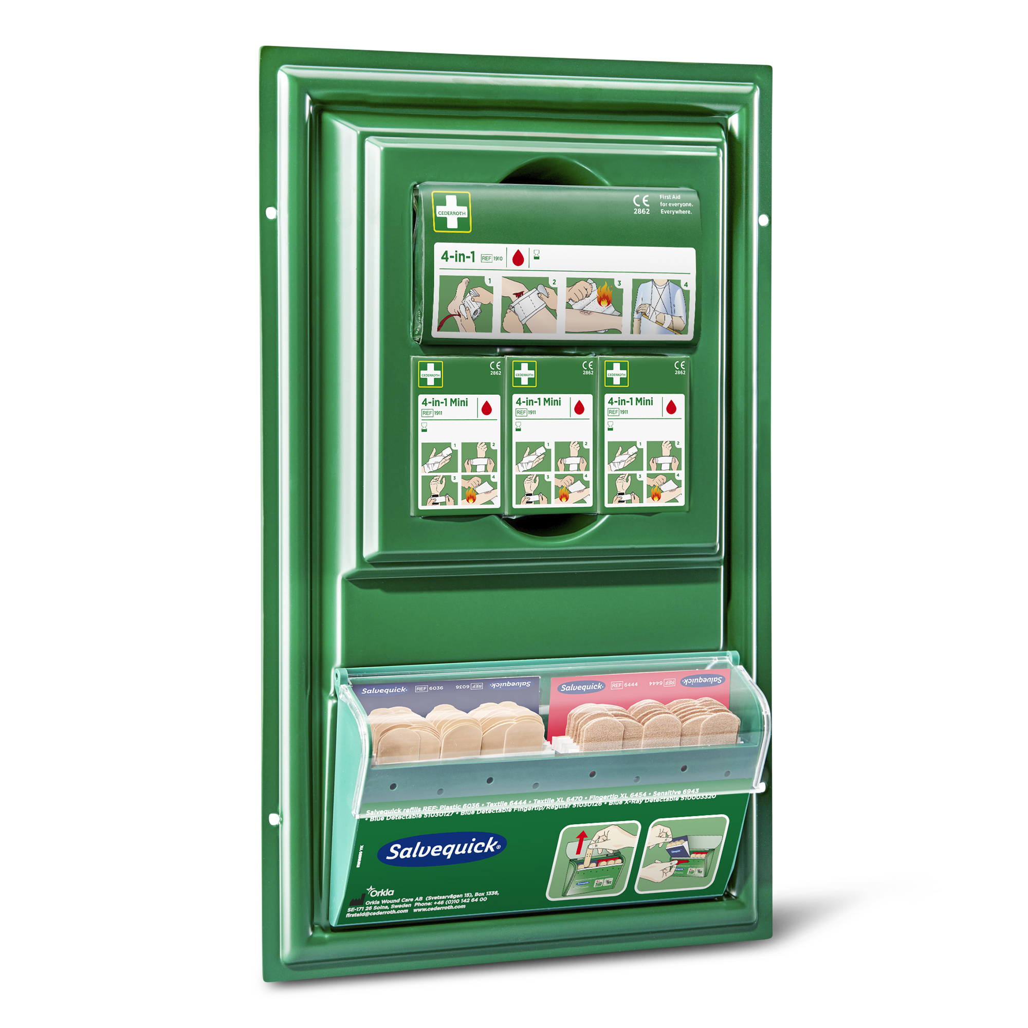 Showing image 2 of 3 product Mini First Aid Station Green