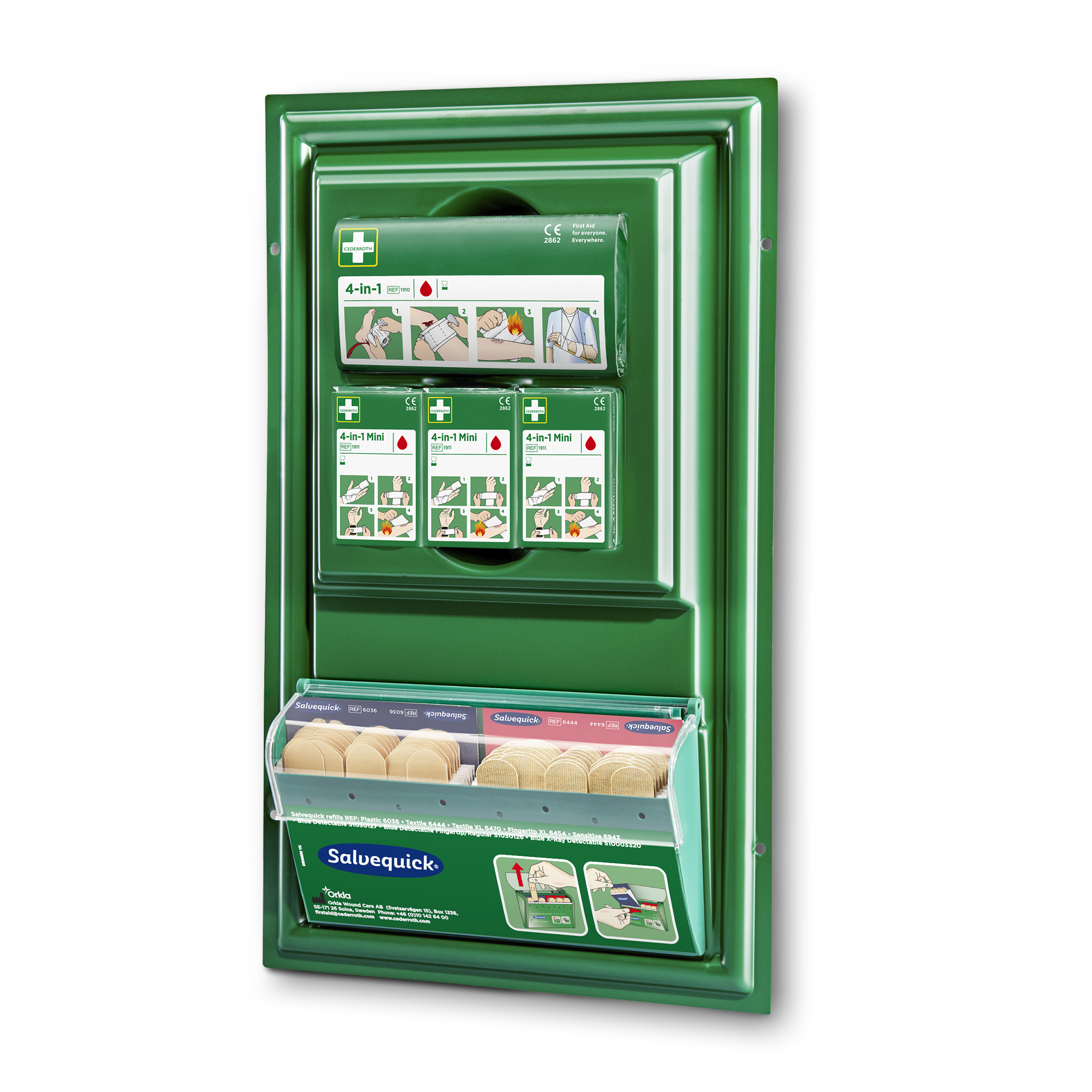 Showing image 3 of 3 product Mini First Aid Station Green