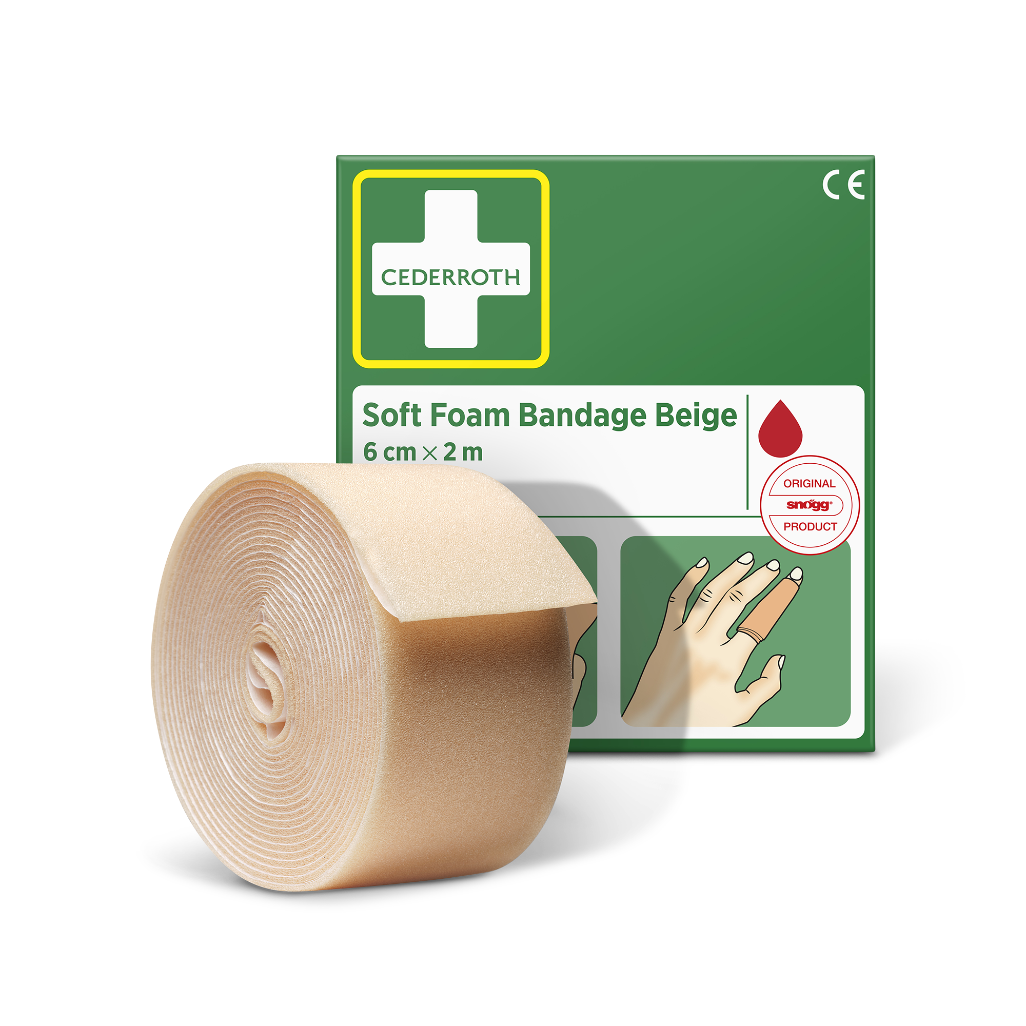 Showing image 4 of 4 product Soft Foam Bandage Beige