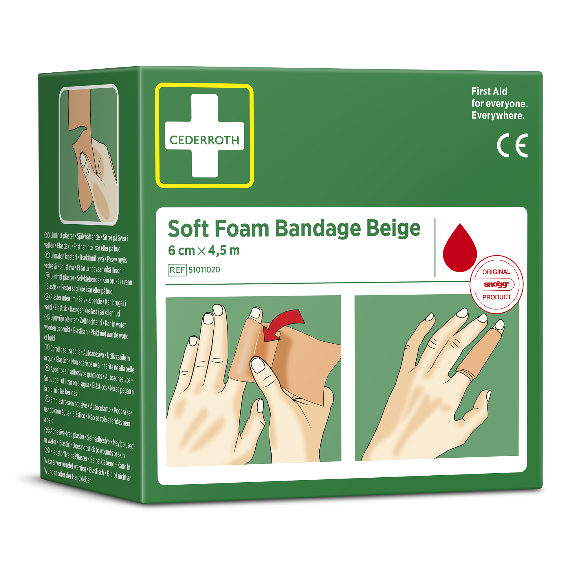 Showing image 2 of 4 product Soft Foam Bandage Beige