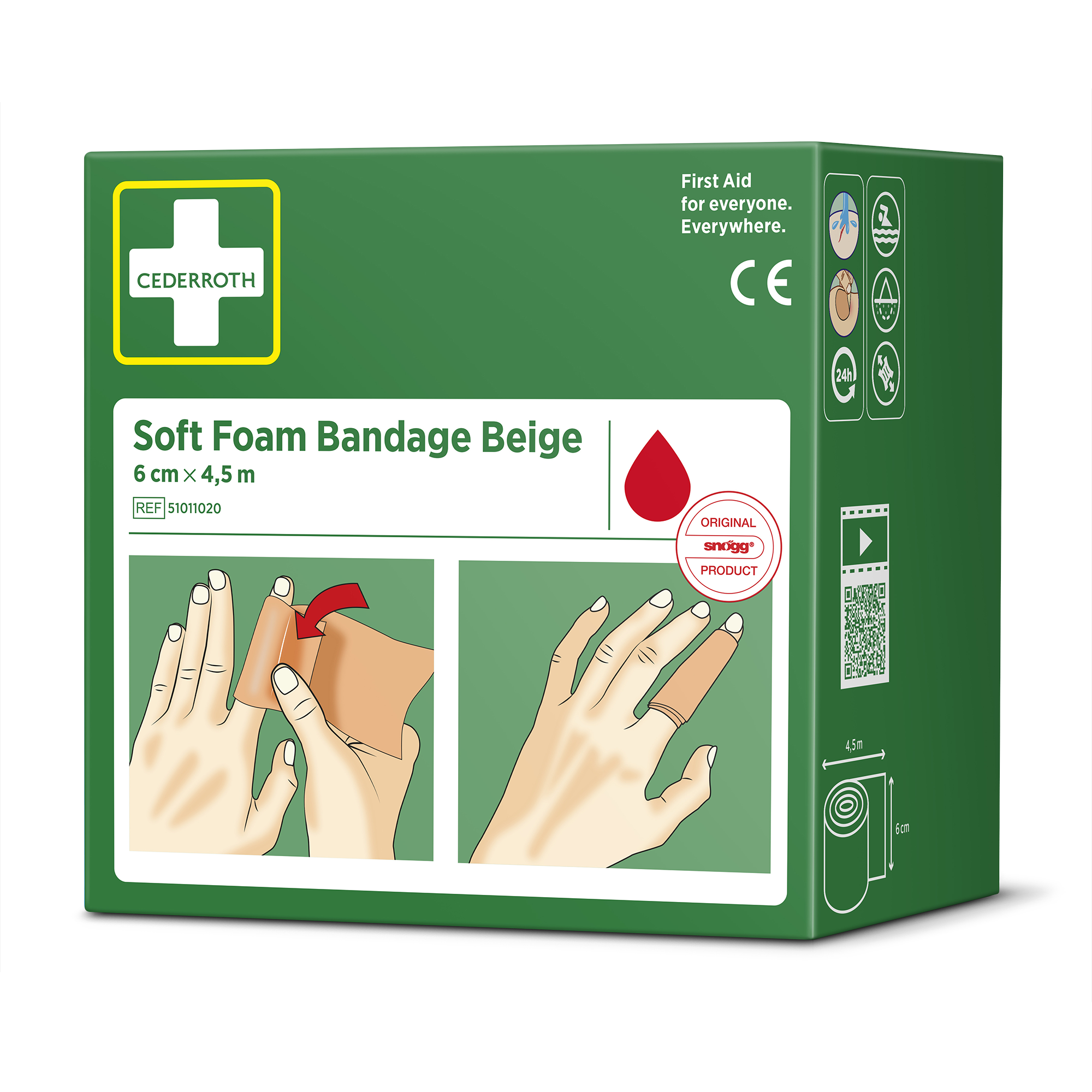 Showing image 3 of 4 product Soft Foam Bandage Beige