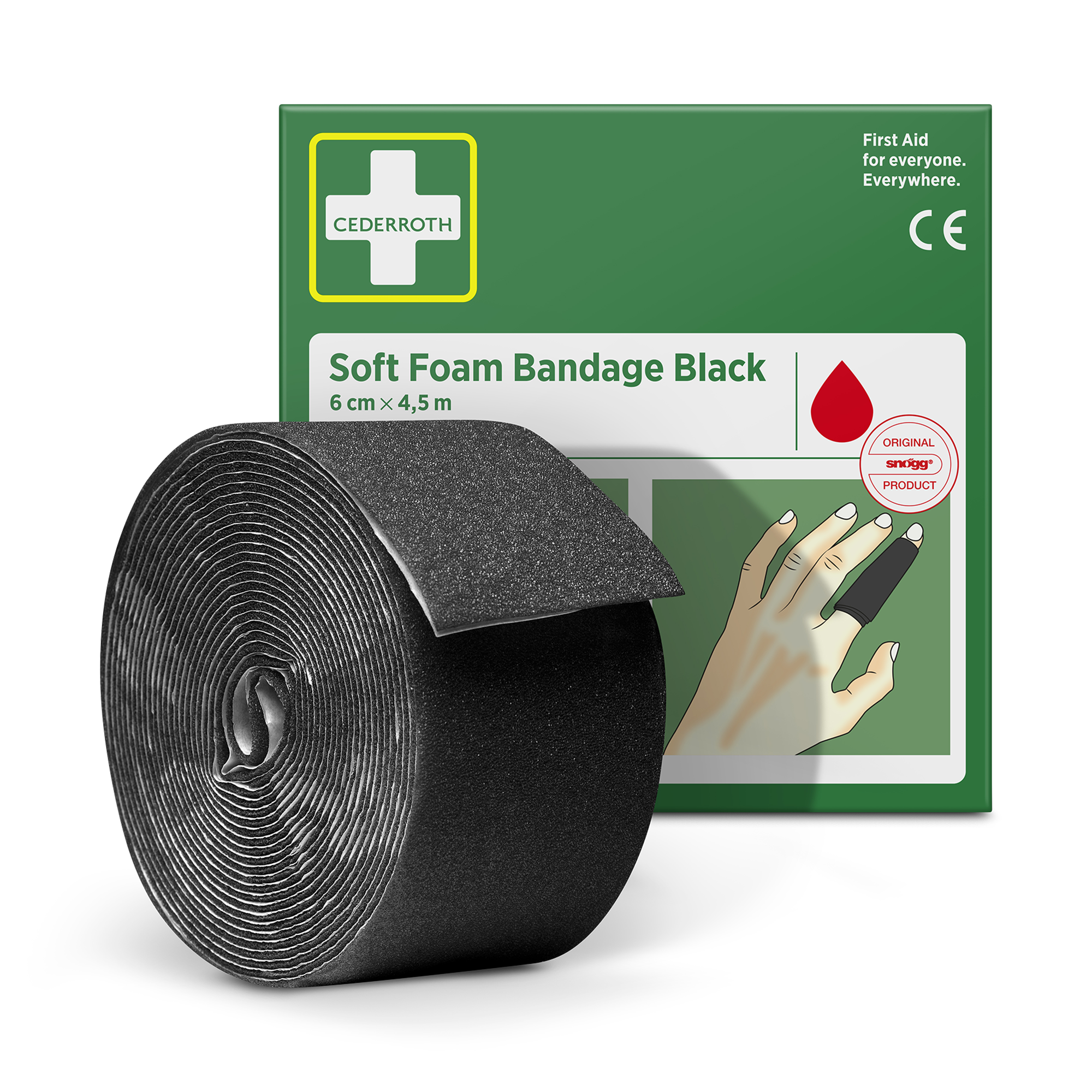 Showing image 4 of 4 product Dirty Soft Foam Bandage Black