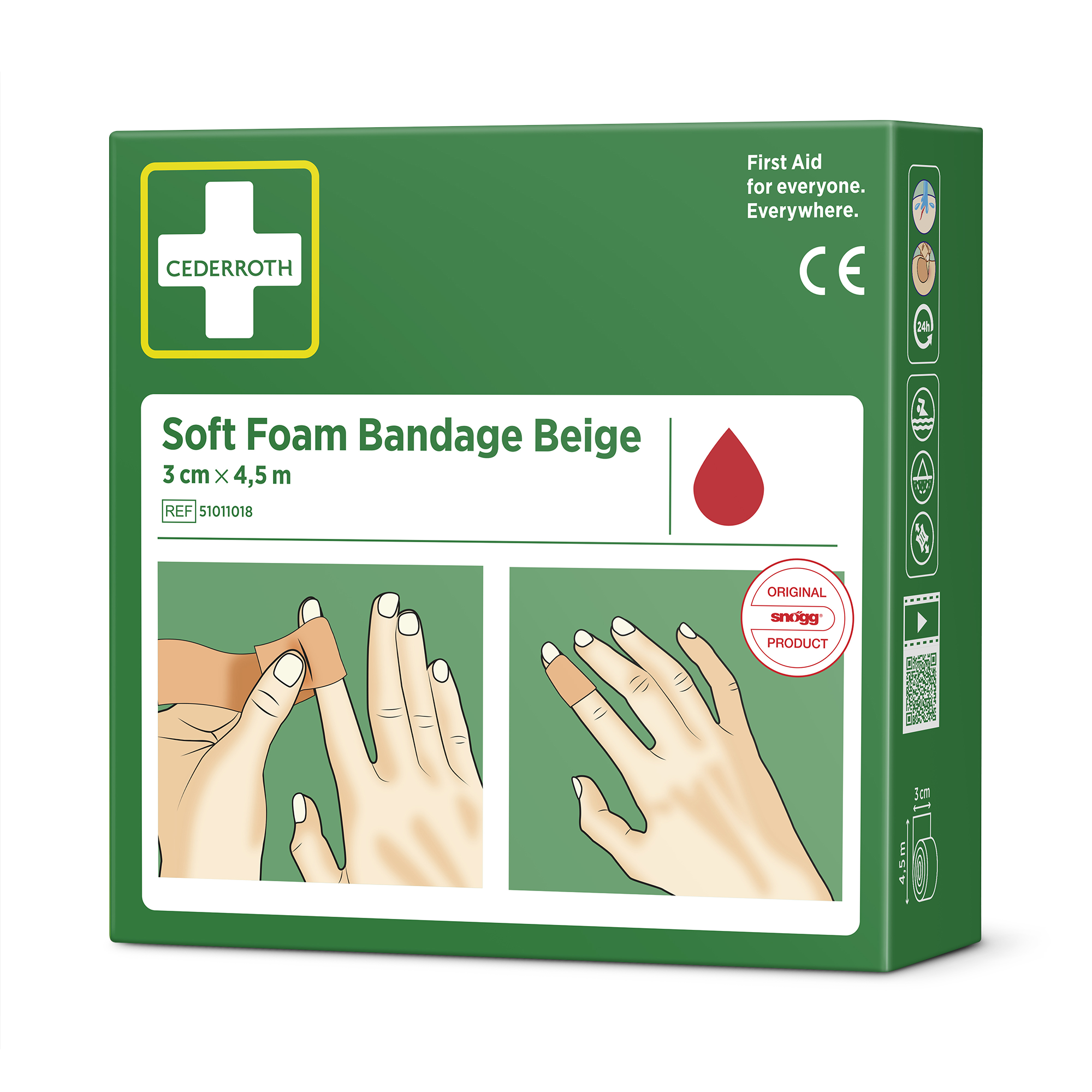 Showing image 3 of 4 product Soft Foam Bandage Beige