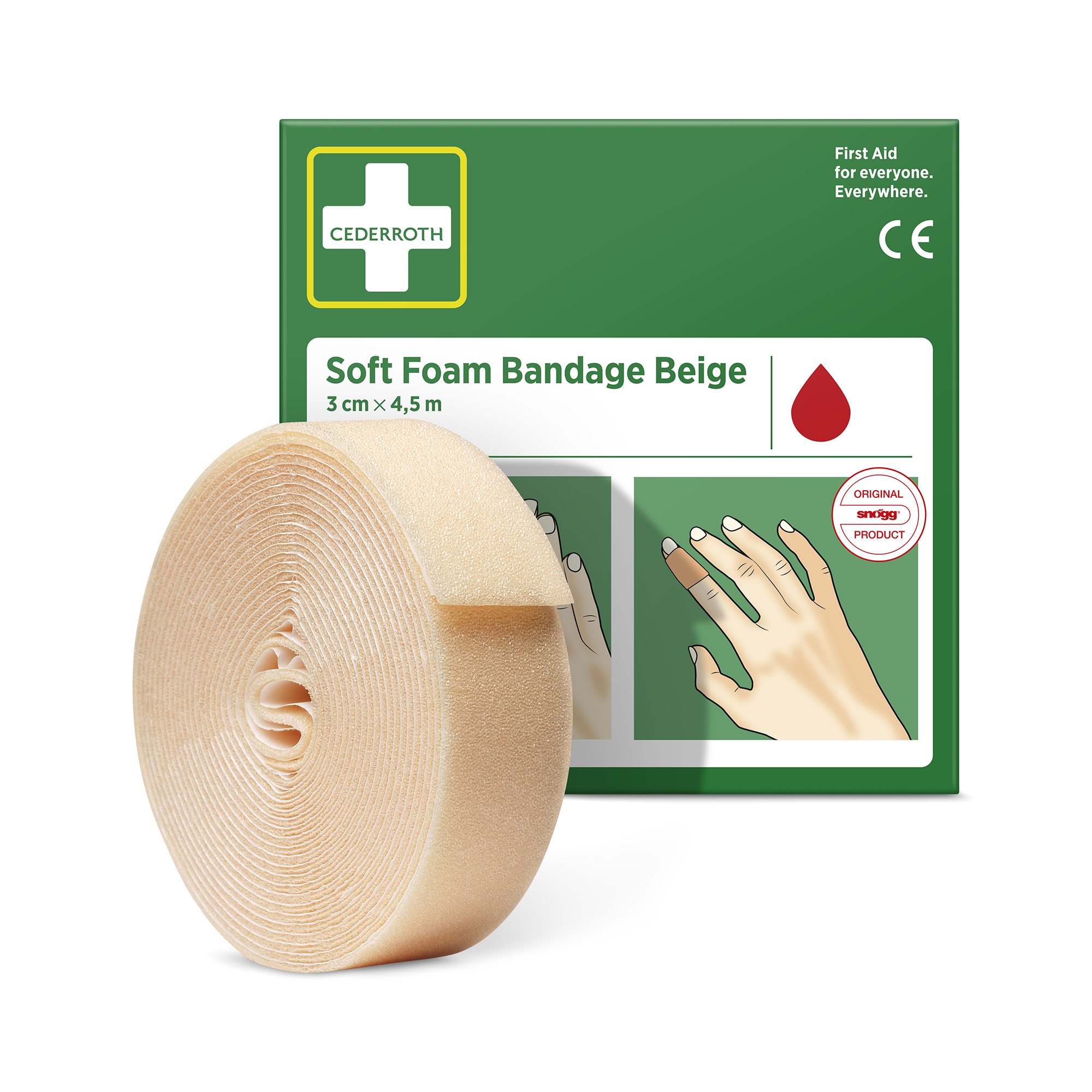 Showing image 4 of 4 product Soft Foam Bandage Beige