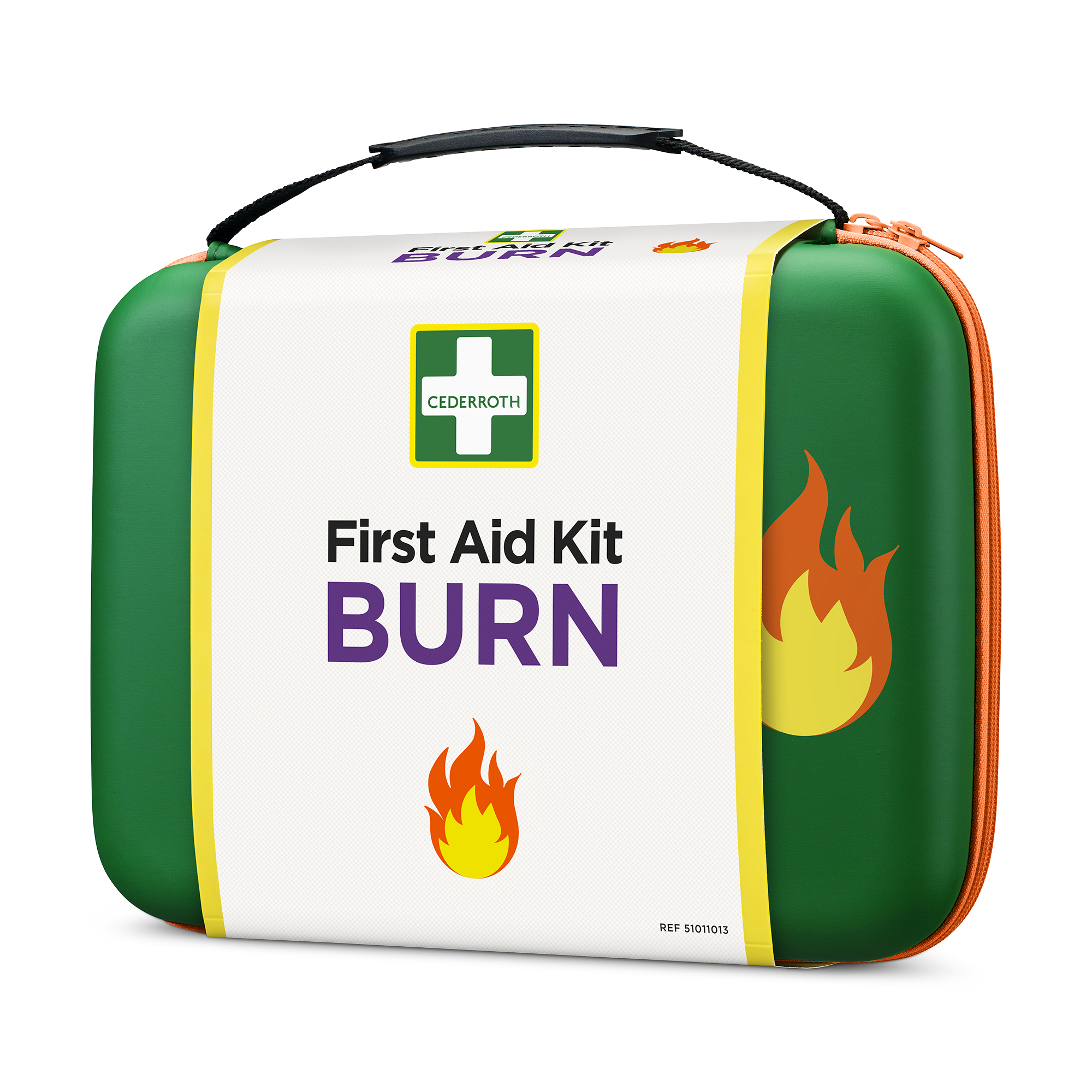 Showing image 3 of 4 product First Aid Burn Kit Green