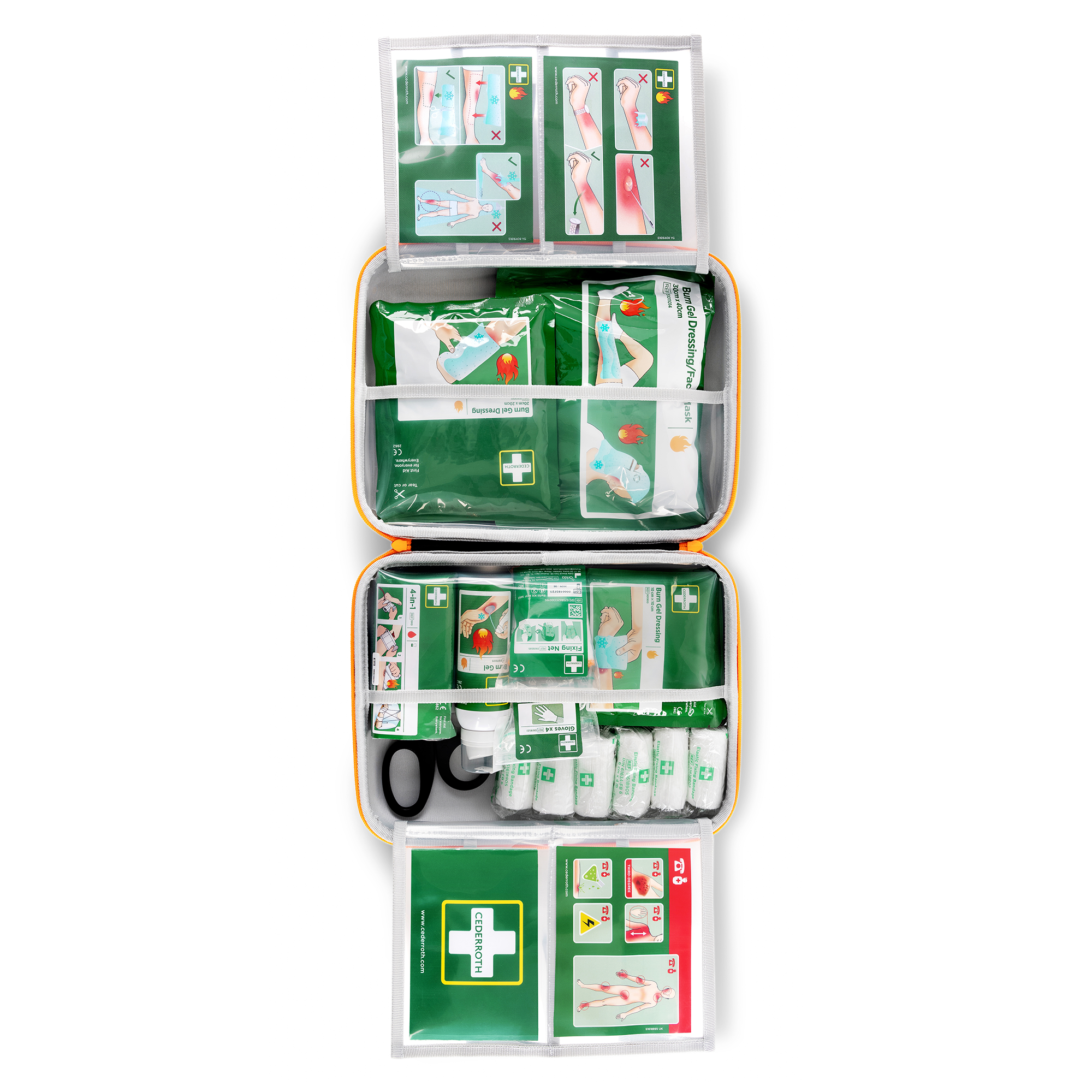 Showing image 4 of 4 product First Aid Burn Kit Green