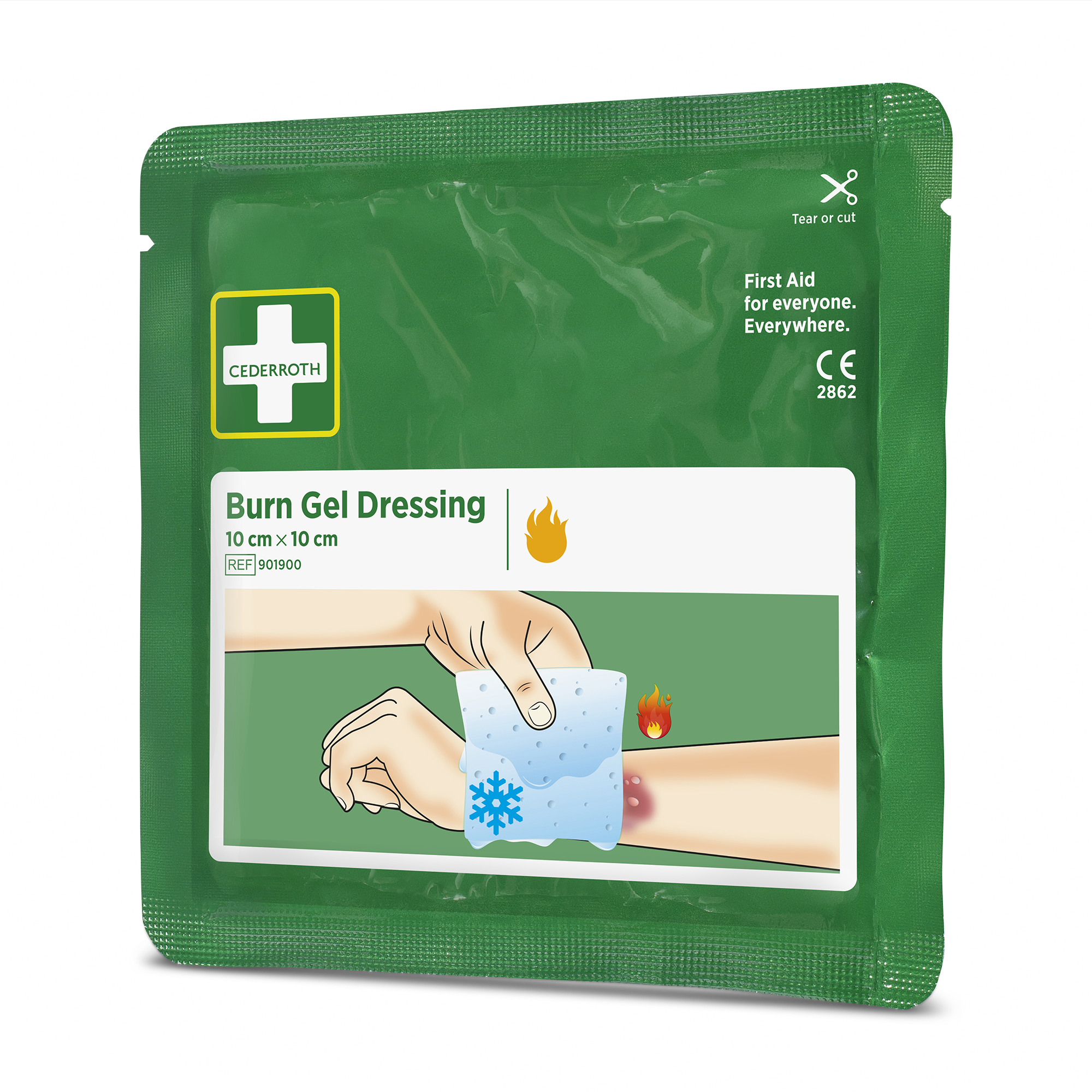 Showing image 3 of 7 product Burn Gel Dressing 2 pcs Green