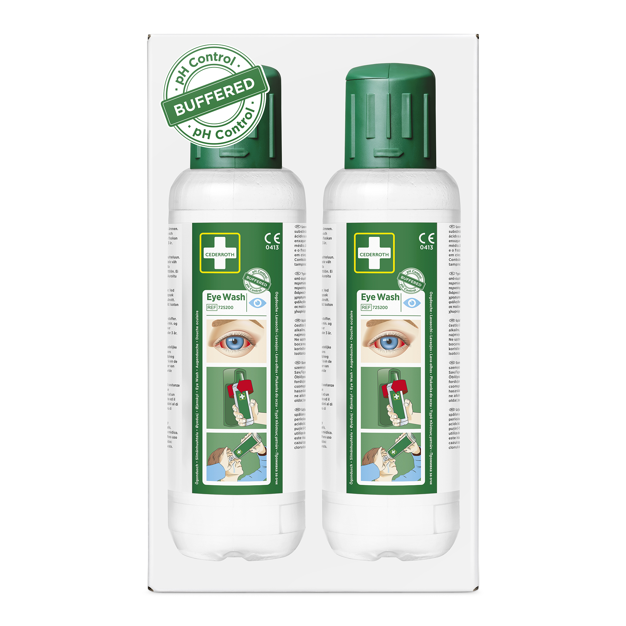 Showing image 2 of 5 product Eye Wash 2-p Green