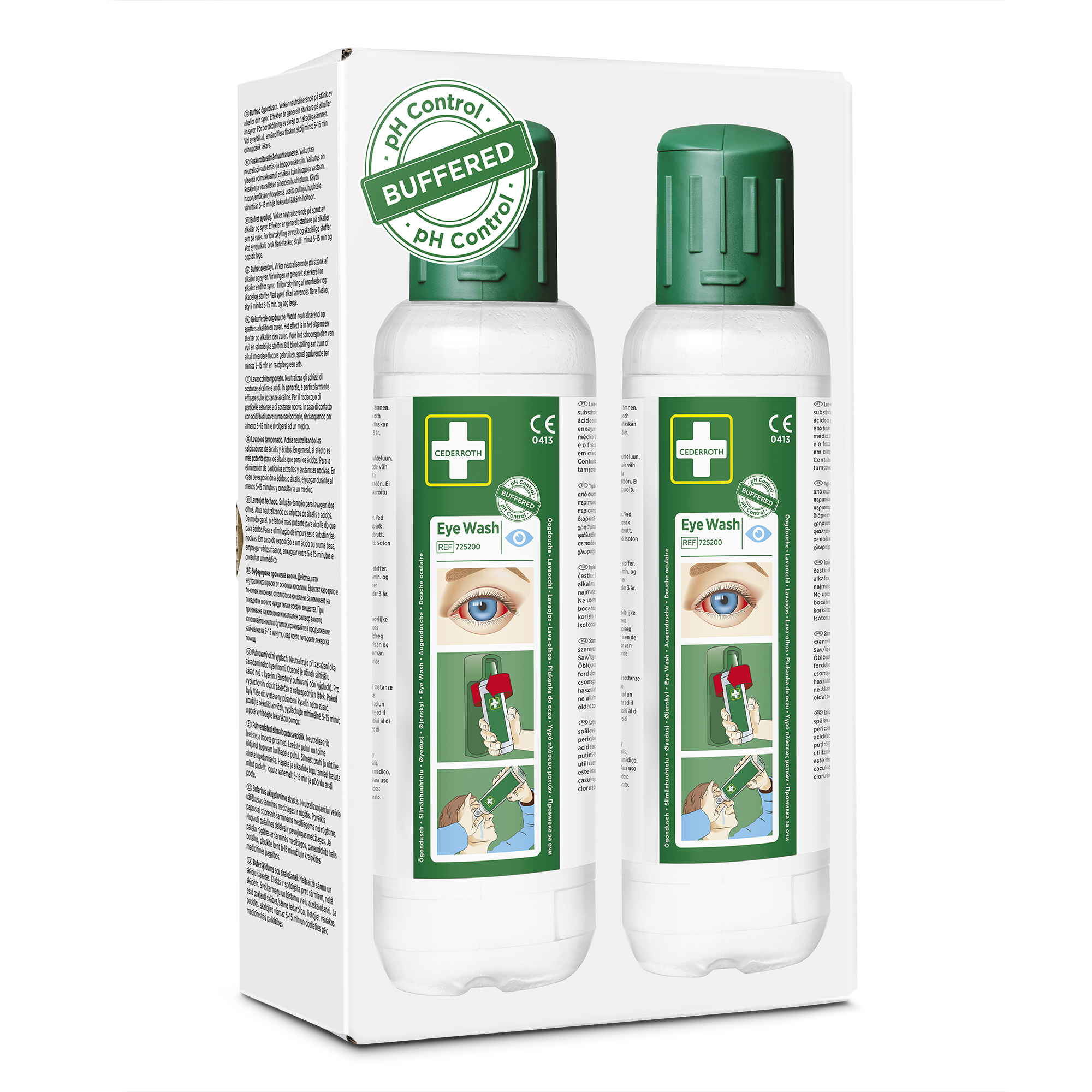 Showing image 3 of 5 product Eye Wash 2-p Green