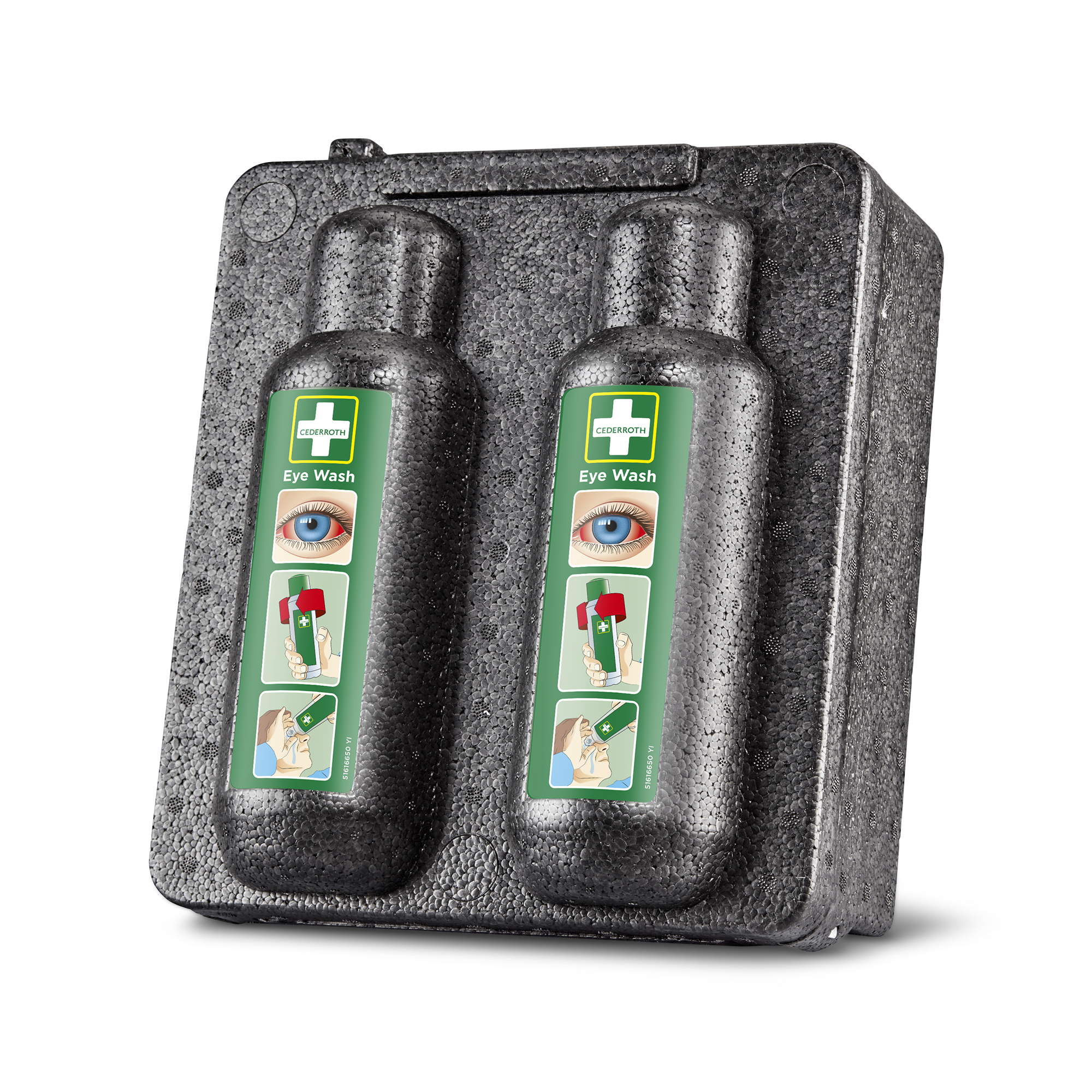 Showing image 3 of 4 product Heating Cabinet for 2 Eye Wash Black