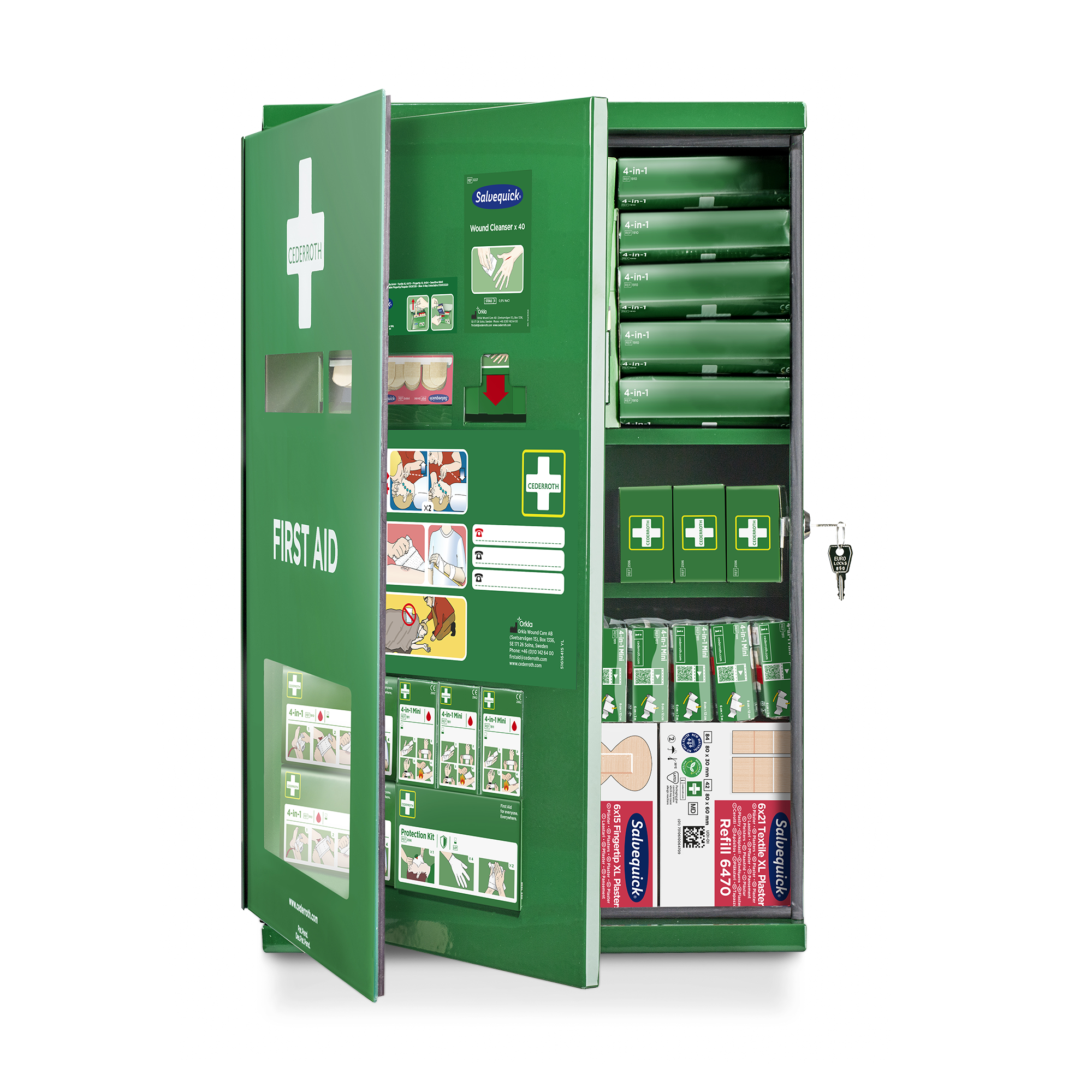 Showing image 3 of 4 product First Aid Cabinet Green
