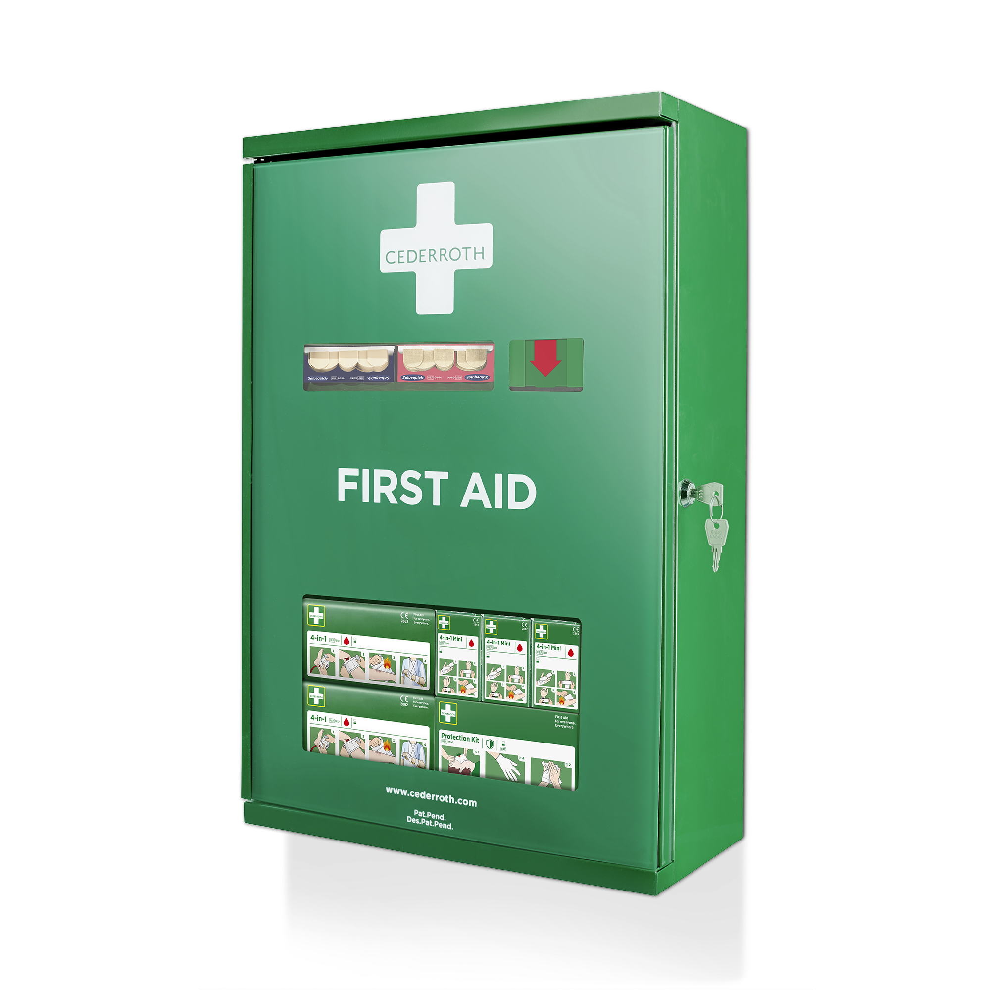 Showing image 4 of 4 product First Aid Cabinet Green