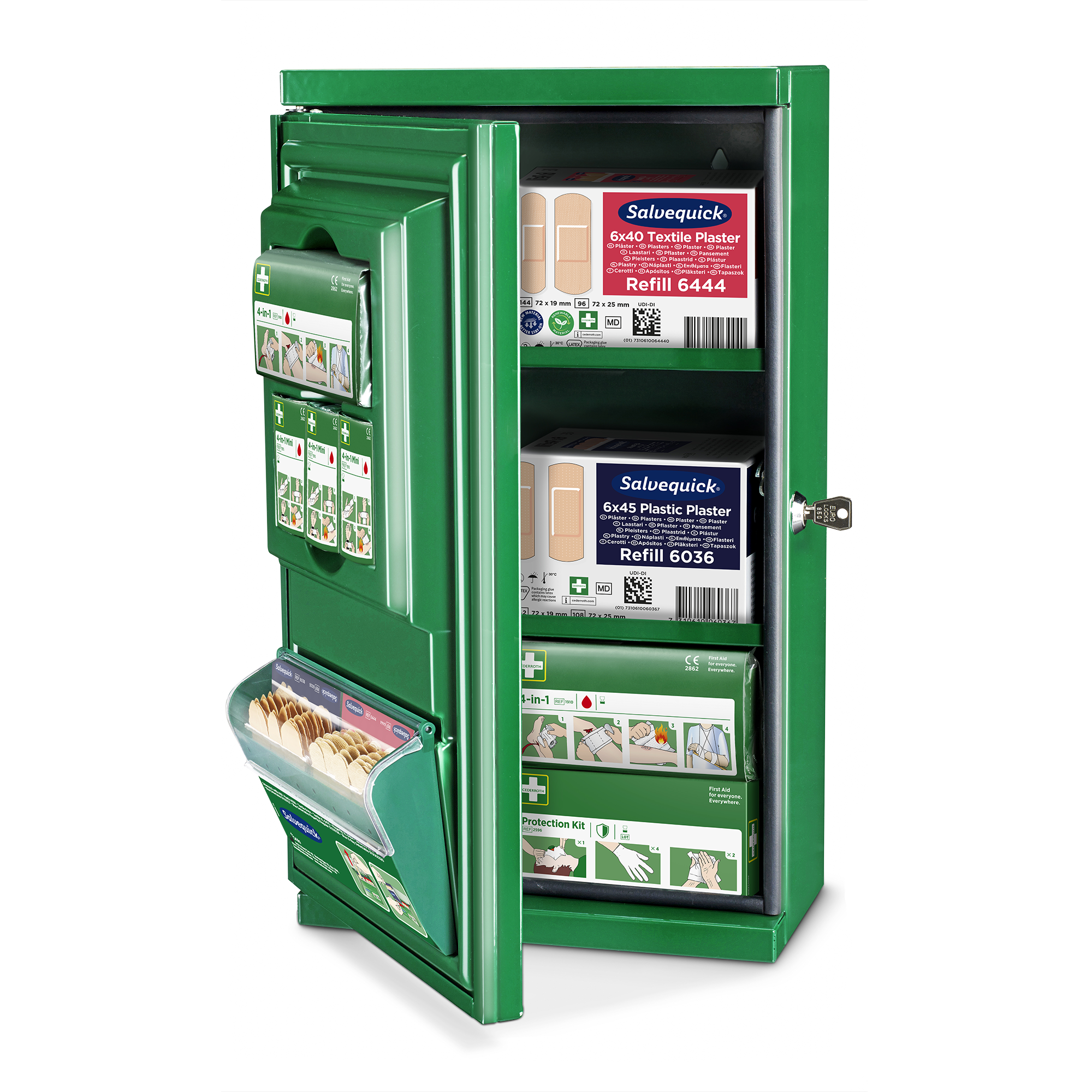 Showing image 3 of 4 product Small First Aid Cabinet Green