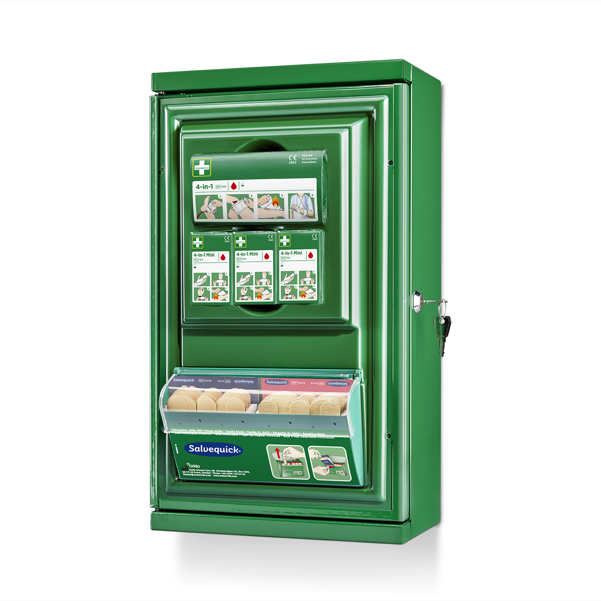 Showing image 4 of 4 product Small First Aid Cabinet Green