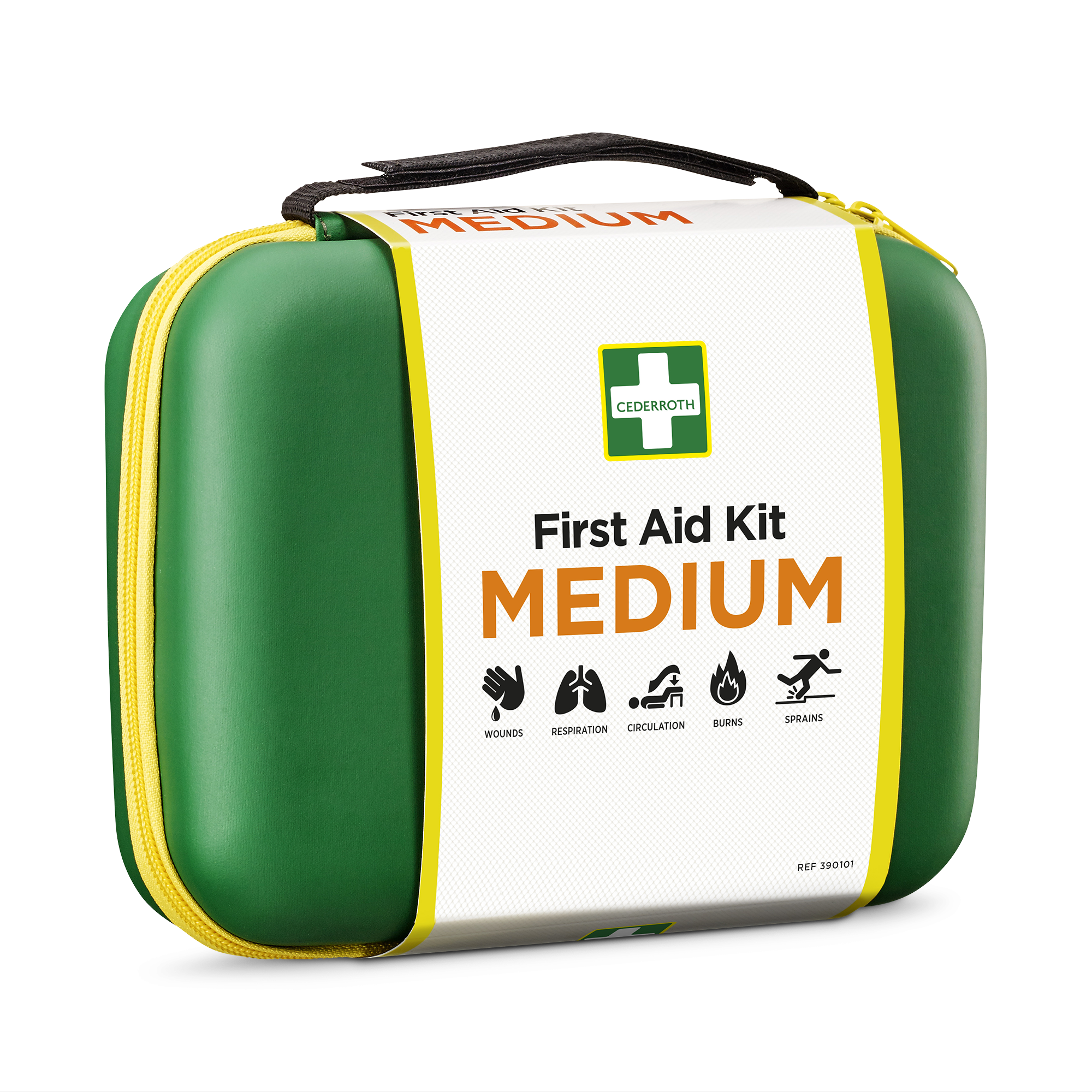 Visar bild 2 av 4 produkt Medium First Aid Kit Green