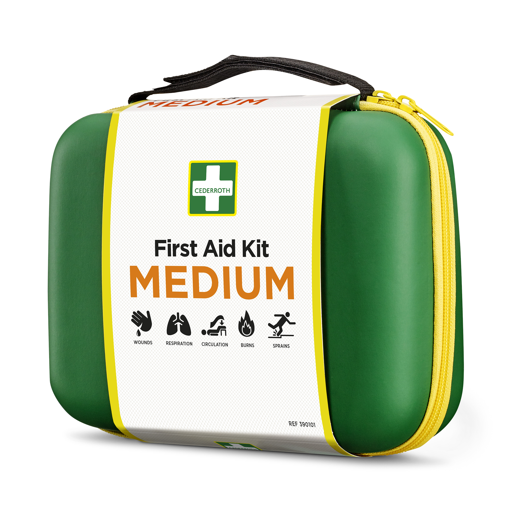Visar bild 3 av 4 produkt Medium First Aid Kit Green